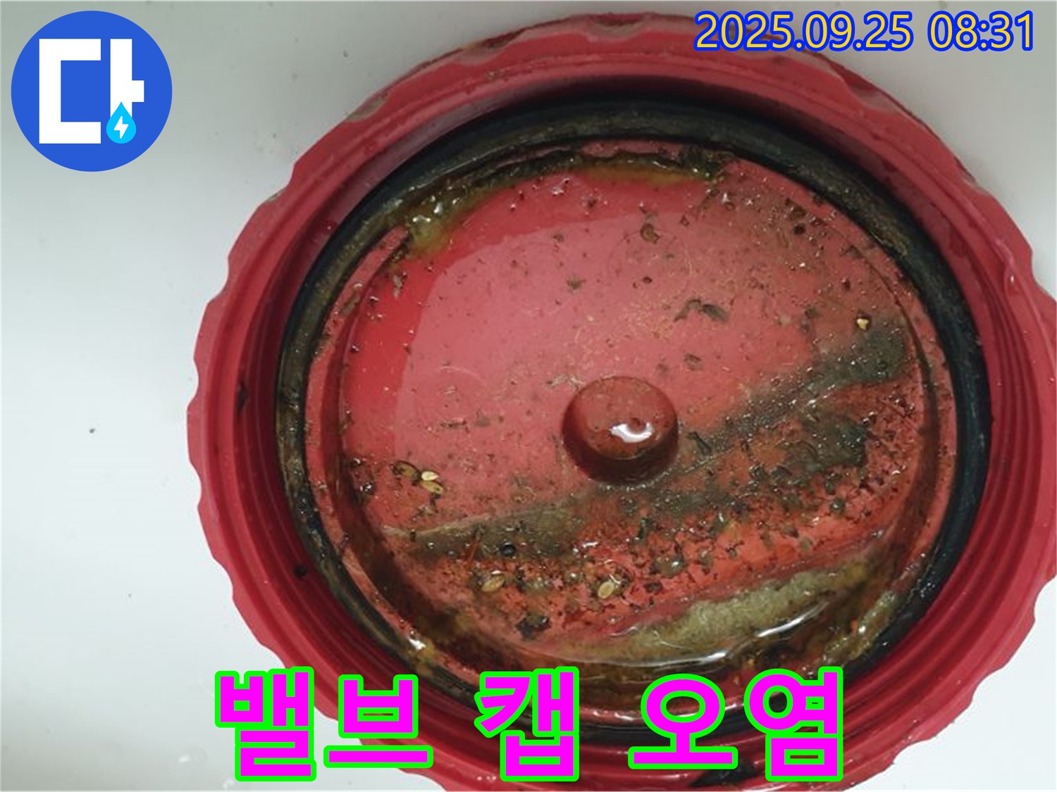 양주시 광적면 밸브 캡 내부 오염 - 누수 원인을 철저하게 조사합니다.