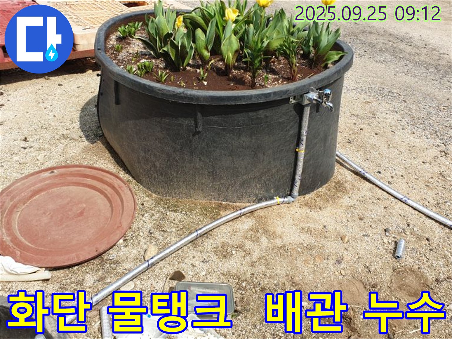 양주시 백석읍 복지리 - 화단 물탱크 배관 누수 발생 - 꼼꼼한 점검으로 누수 지점을 찾아 해결하는 과정을 담았습니다.