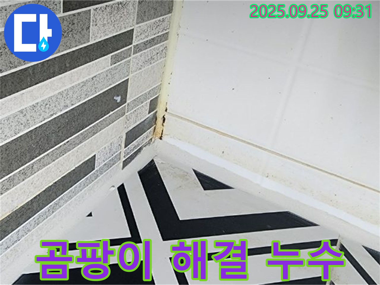 양주시 백석읍 오산리 - 곰팡이 없는 깨끗한 욕실 - 누수 문제 해결 후 쾌적한 환경