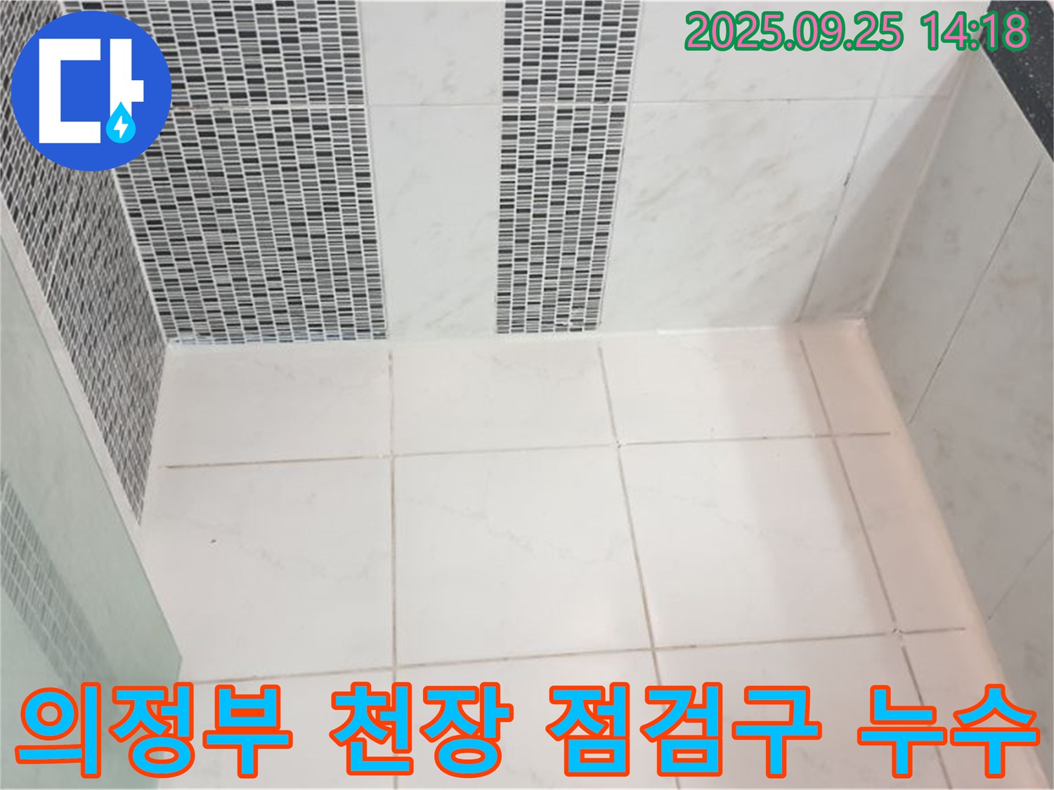 의정부시 의정부1동 천장 점검구 주변 누수 - 천장 점검구 주변의 틈새를 꼼꼼하게 막아 누수를 해결합니다.