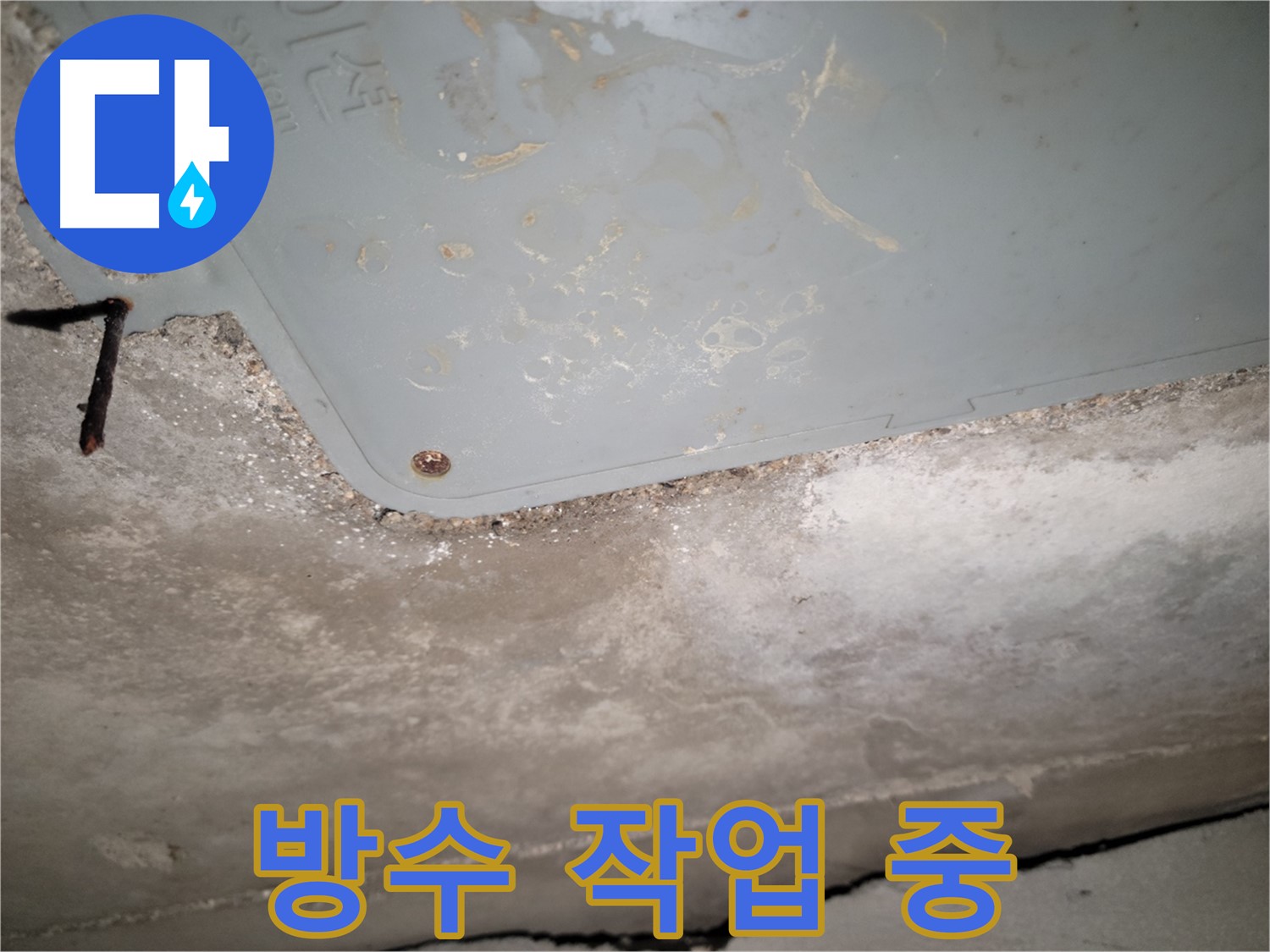 동두천 누수 - 생연동 점검구 주변 방수 작업 - 완벽 방수