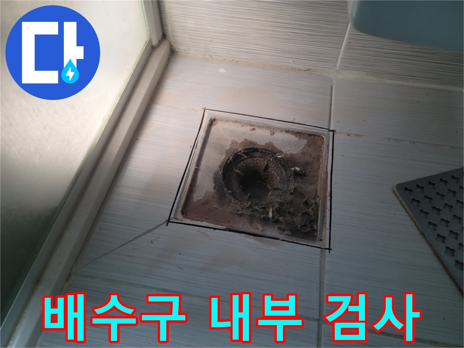 신창비바패밀리 욕실 배수구 - 꼼꼼한 내부 검사로 누수 원인 완벽 파악!