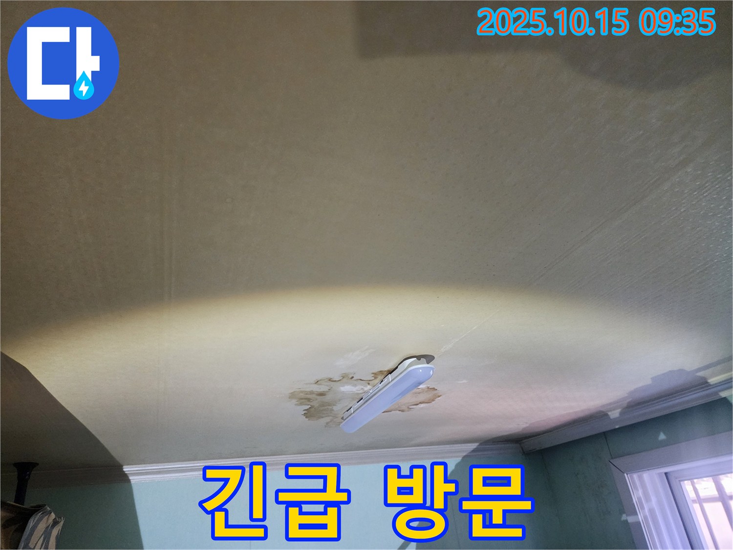 공릉동 동우빌라 천장 누수 - 긴급 방문 및 신속한 문제 해결