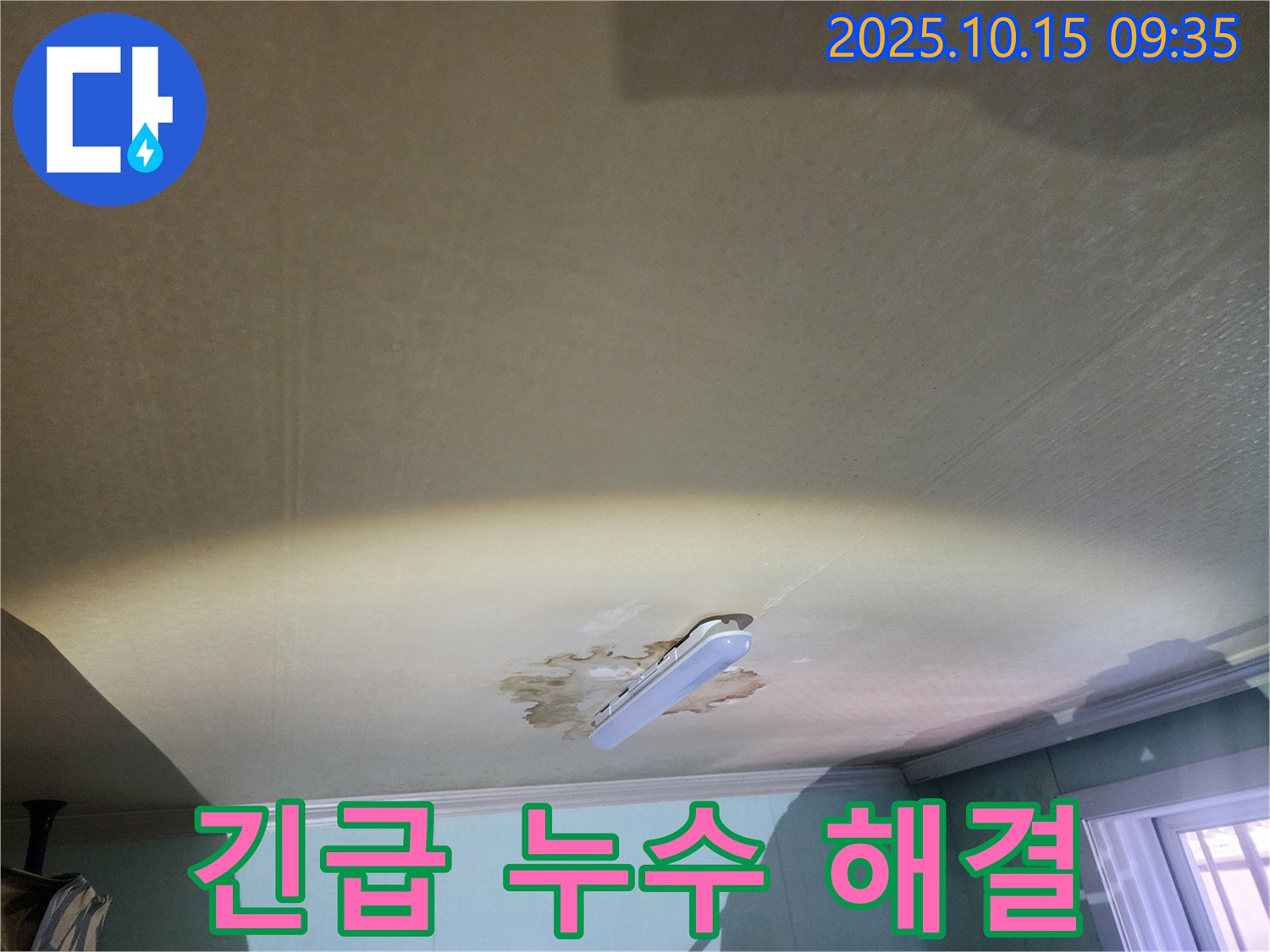 공릉동 동우빌라 천장 누수 - 긴급 상황, 즉시 해결을 위한 작전 개시