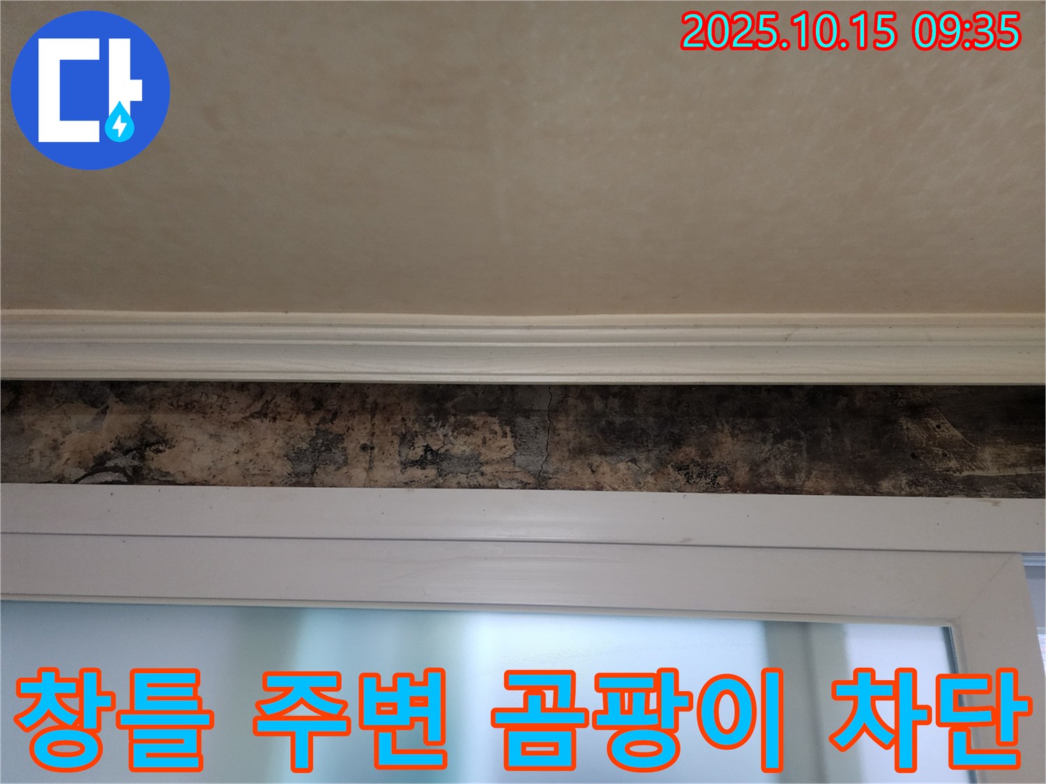 노원구 공릉동 누수 - 창틀 주변 곰팡이 완벽 차단 시공