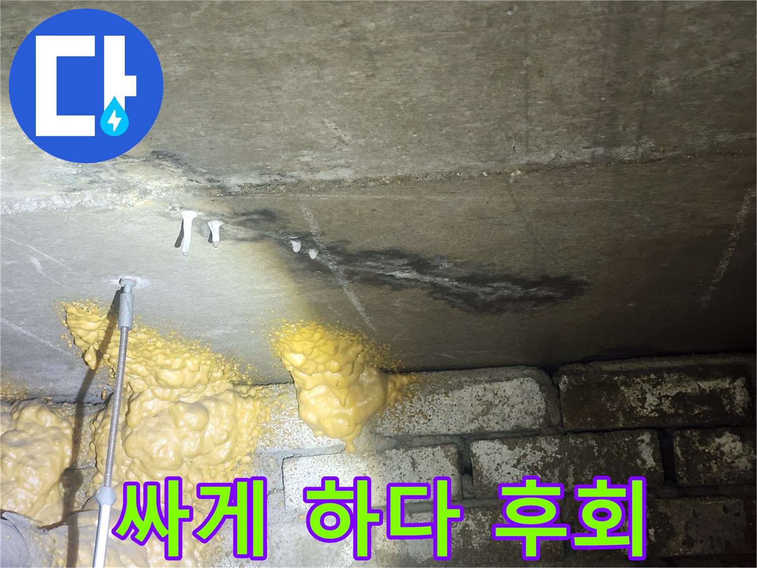 당산동 아파트 누수 - 석회수 종유석 문제, 검증된 업체를 통해 정확하게 진단받으세요