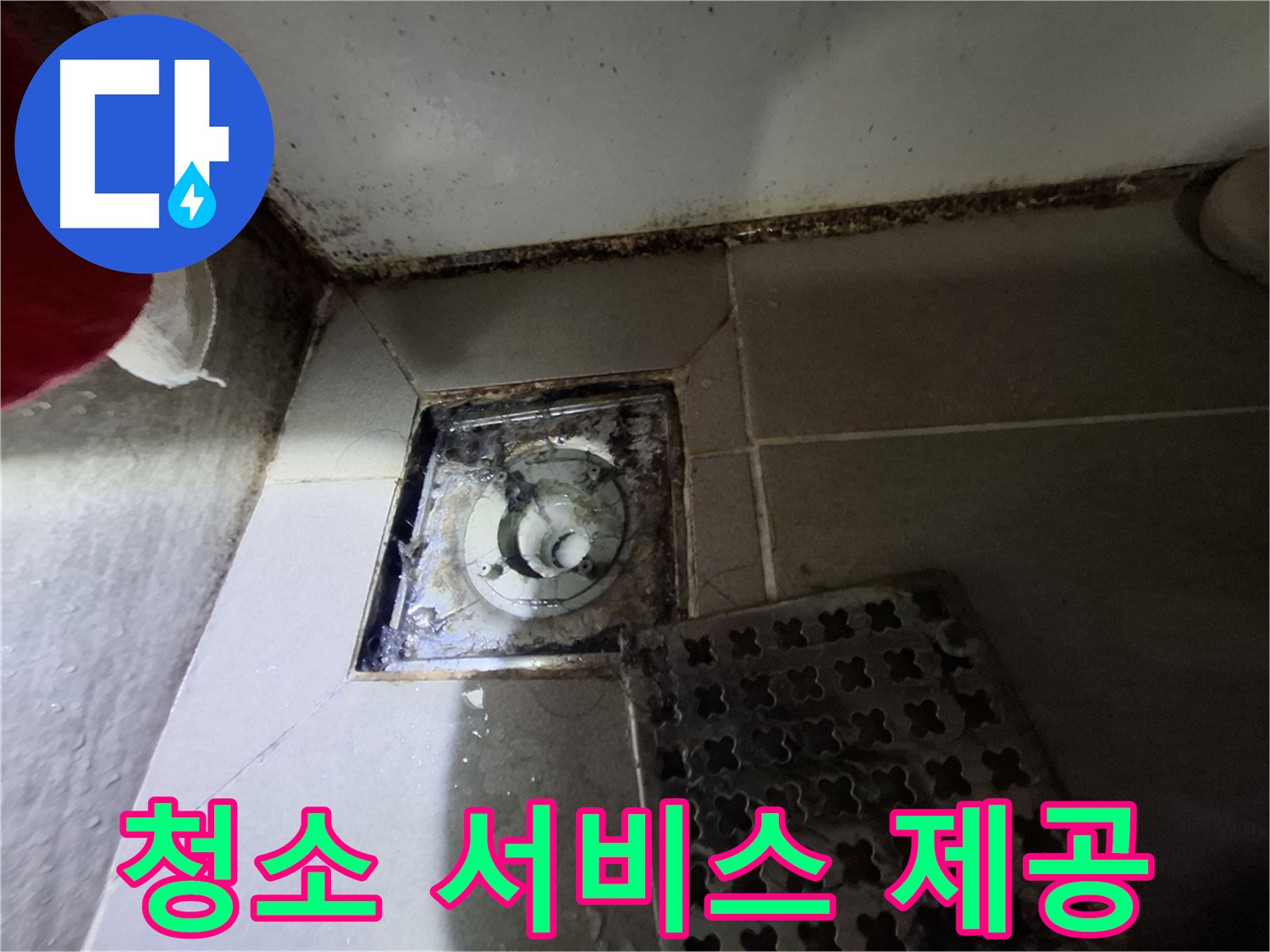 봇들마을2단지 아파트 욕실 - 곰팡이 제거 및 청소 서비스 제공