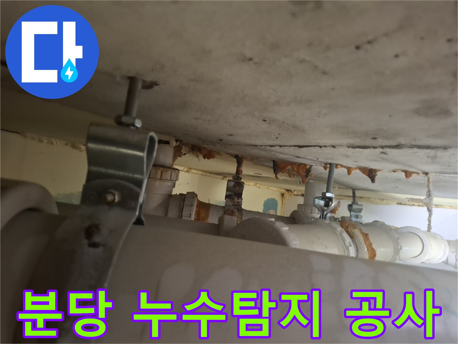 분당 삼평동 봇들마을 아파트 누수 - 확실한 탐지와 완벽한 공사로 누수 해결!