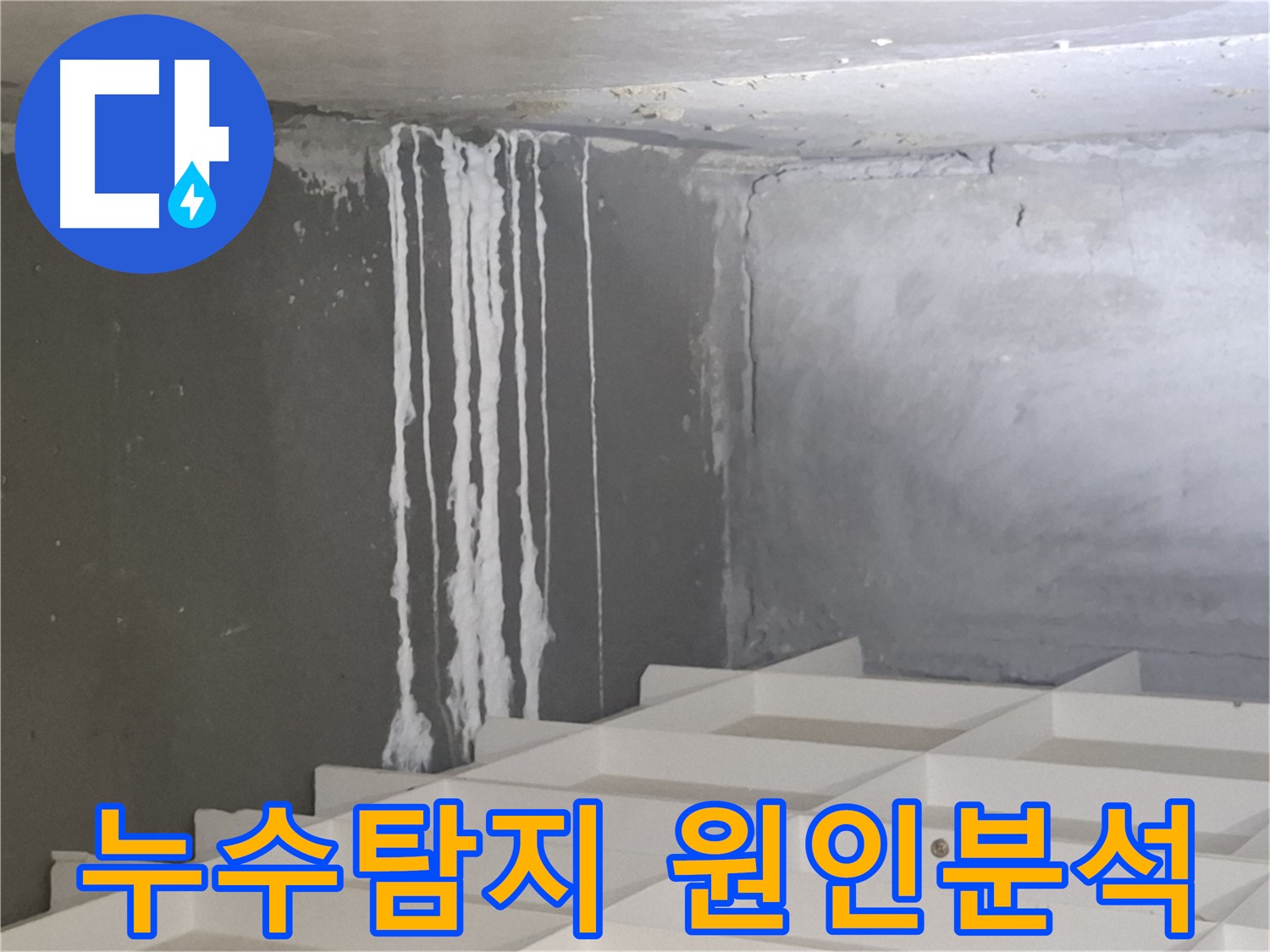 삼평동 아파트 누수탐지 - 석회수 발생 원인을 꼼꼼하게 파헤쳐 정확한 해결책 제시