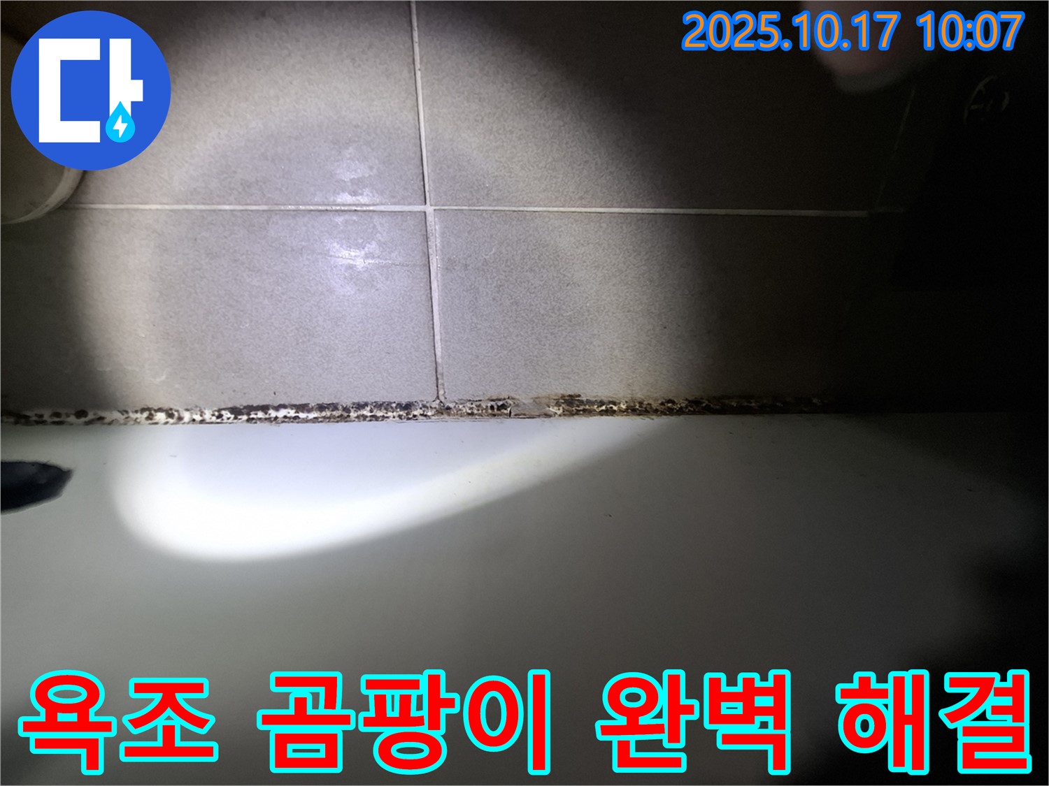 욕조 곰팡이 문제, 완벽하게 해결해 드립니다 - 누수 전문가에게 맡겨주세요.