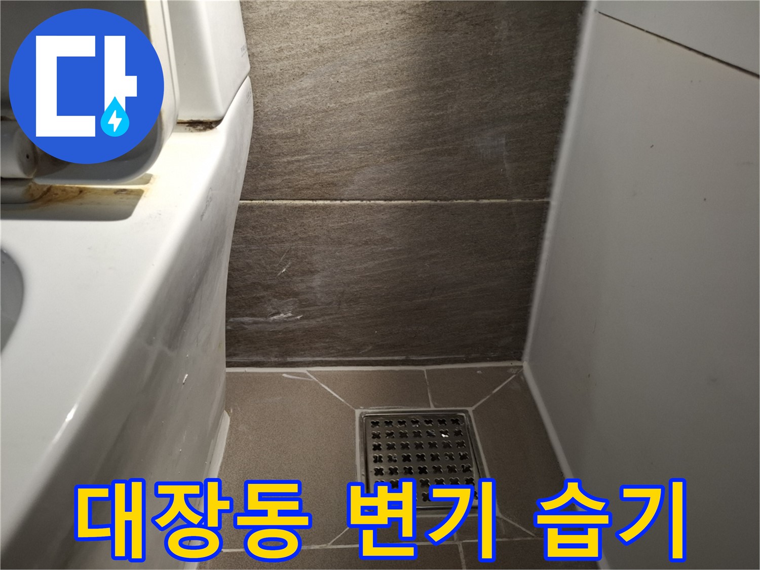판교 대장동 변기 주변 습기 - 곰팡이 - 누수 가능성?