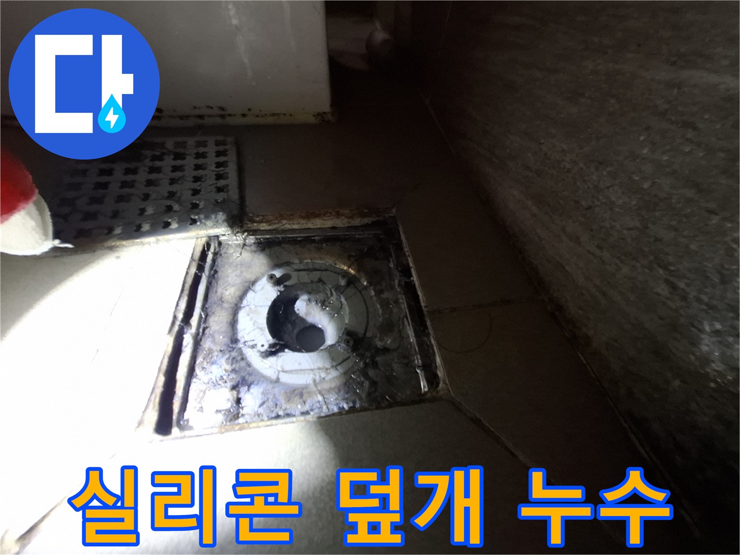 판교 삼평동 봇들마을 욕실 실리콘 손상 - 누수 진단, 덮개 파손과 함께 점검 필요
