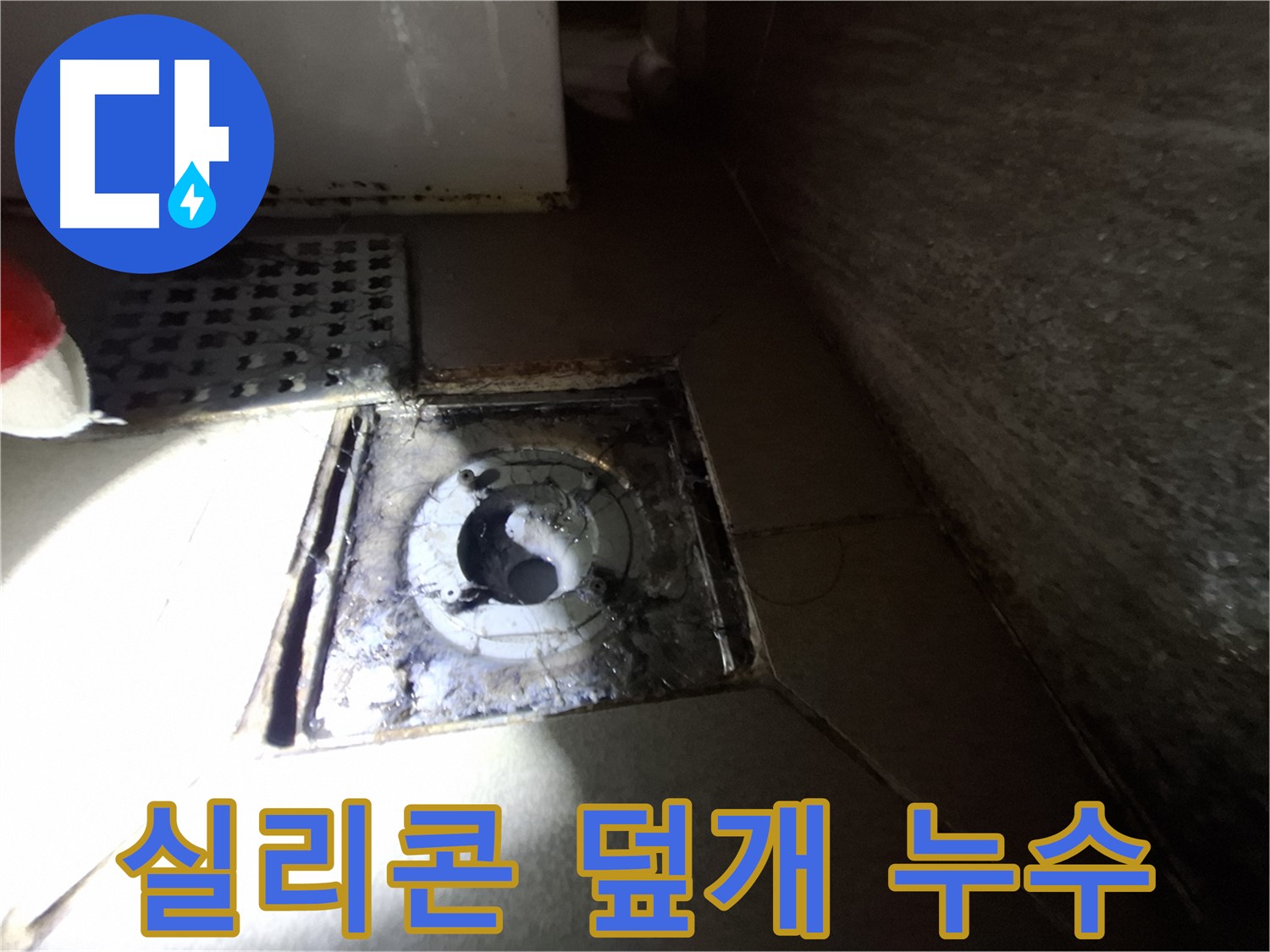 판교 삼평동 봇들마을 욕실 실리콘 손상 - 누수 진단, 덮개 파손과 함께 점검 필요