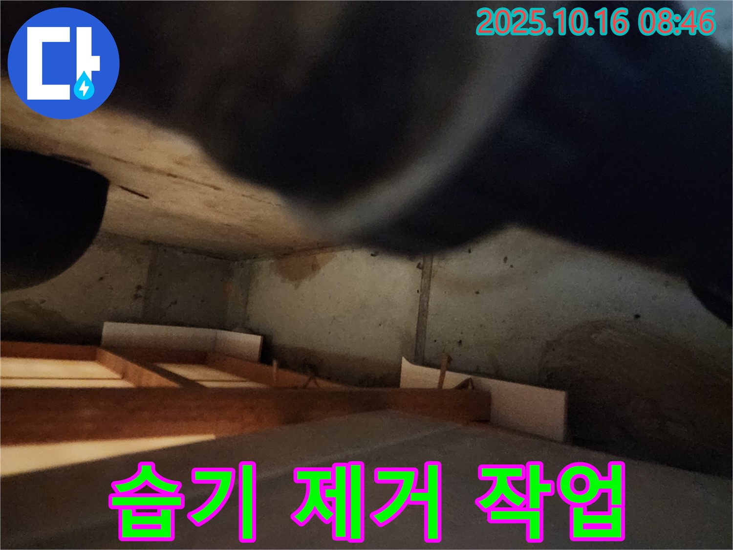 남면 주택 누수 - 습기 제거 작업으로 쾌적한 보금자리 완성