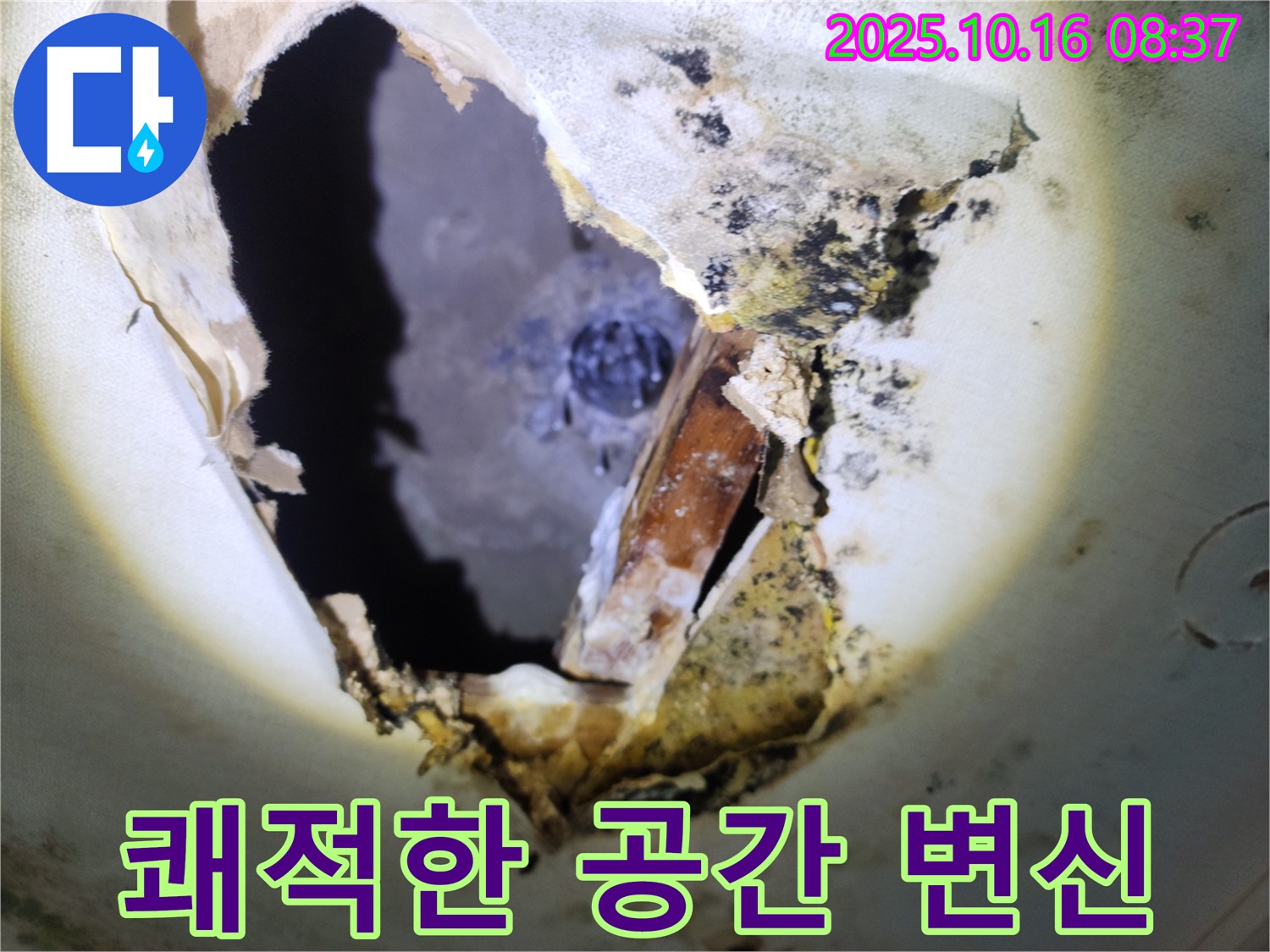 양주시 남면 경신리 주택 천장 - 곰팡이 천장 속 누수, 쾌적한 공간으로 변신시켜 드립니다!