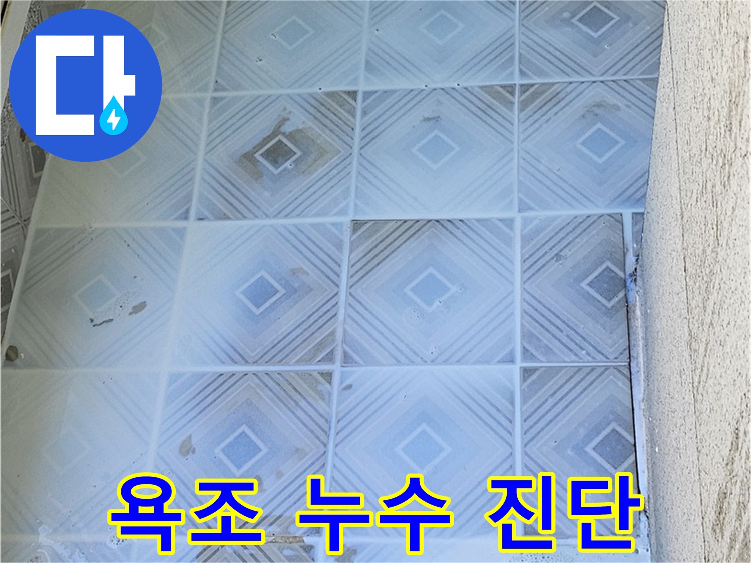 욕조 누수 진단 - 전문 장비 사용
