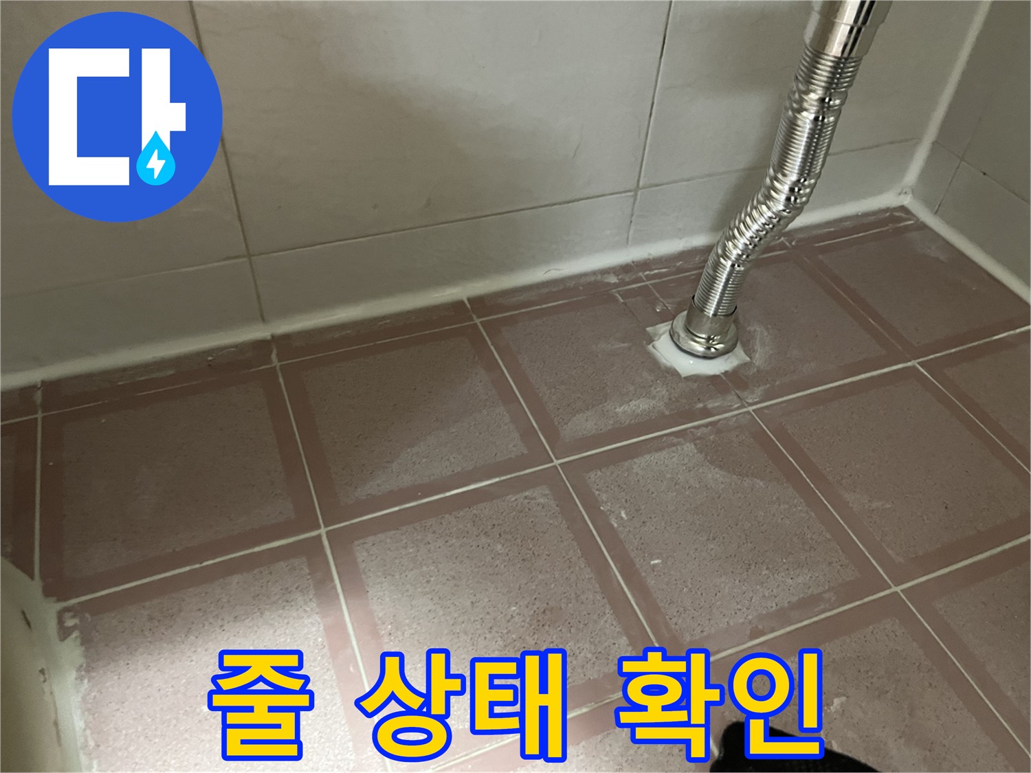 독산동 형제맨션빌 누수 - 샤워기 줄 상태 꼼꼼 점검