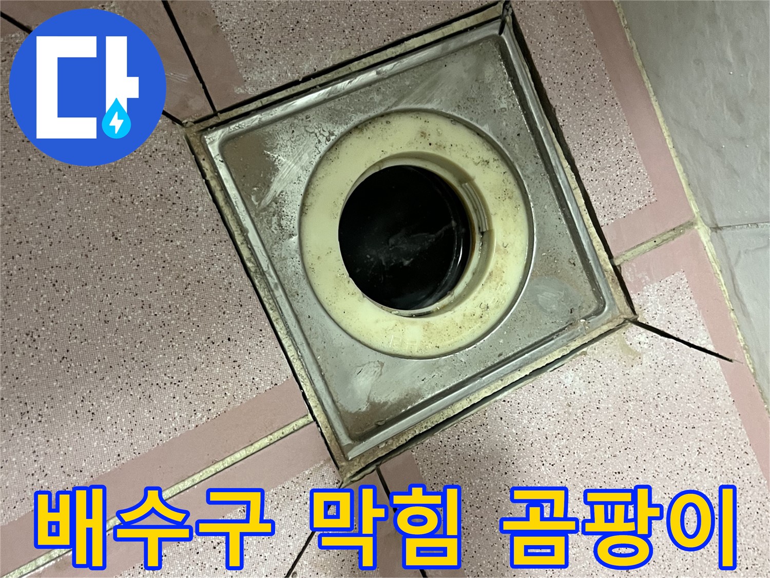 독산동 형제빌 욕실 유가 주변 배수구 막힘 및 곰팡이 발생 확인
