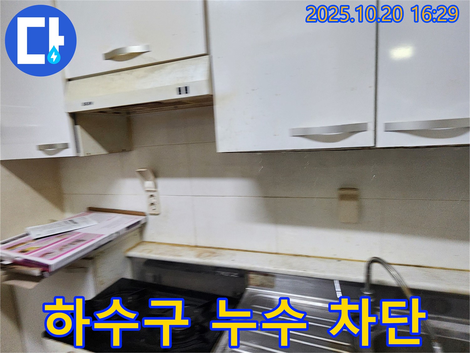장흥면 부곡리 누수 - 찌든 때 속 숨겨진 싱크대 하수구 누수, 완벽 차단!
