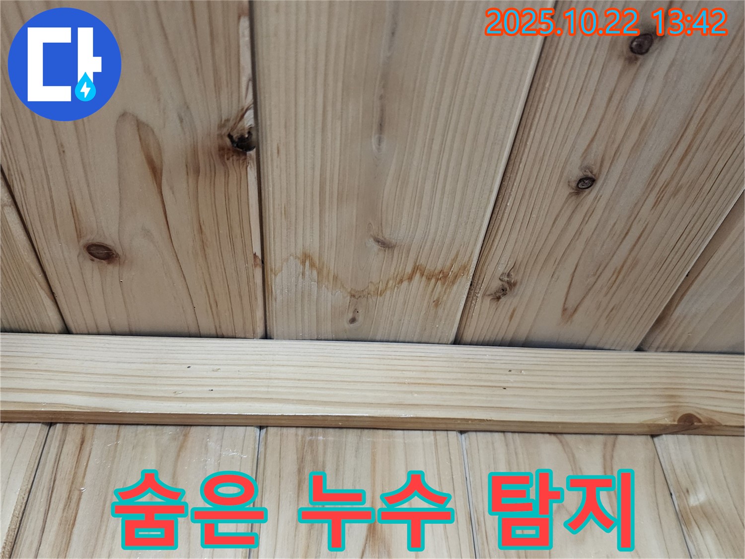 양주시 은현면 - 나무 천장 속 숨은 누수 탐지 - 첨단 장비로 정확하게