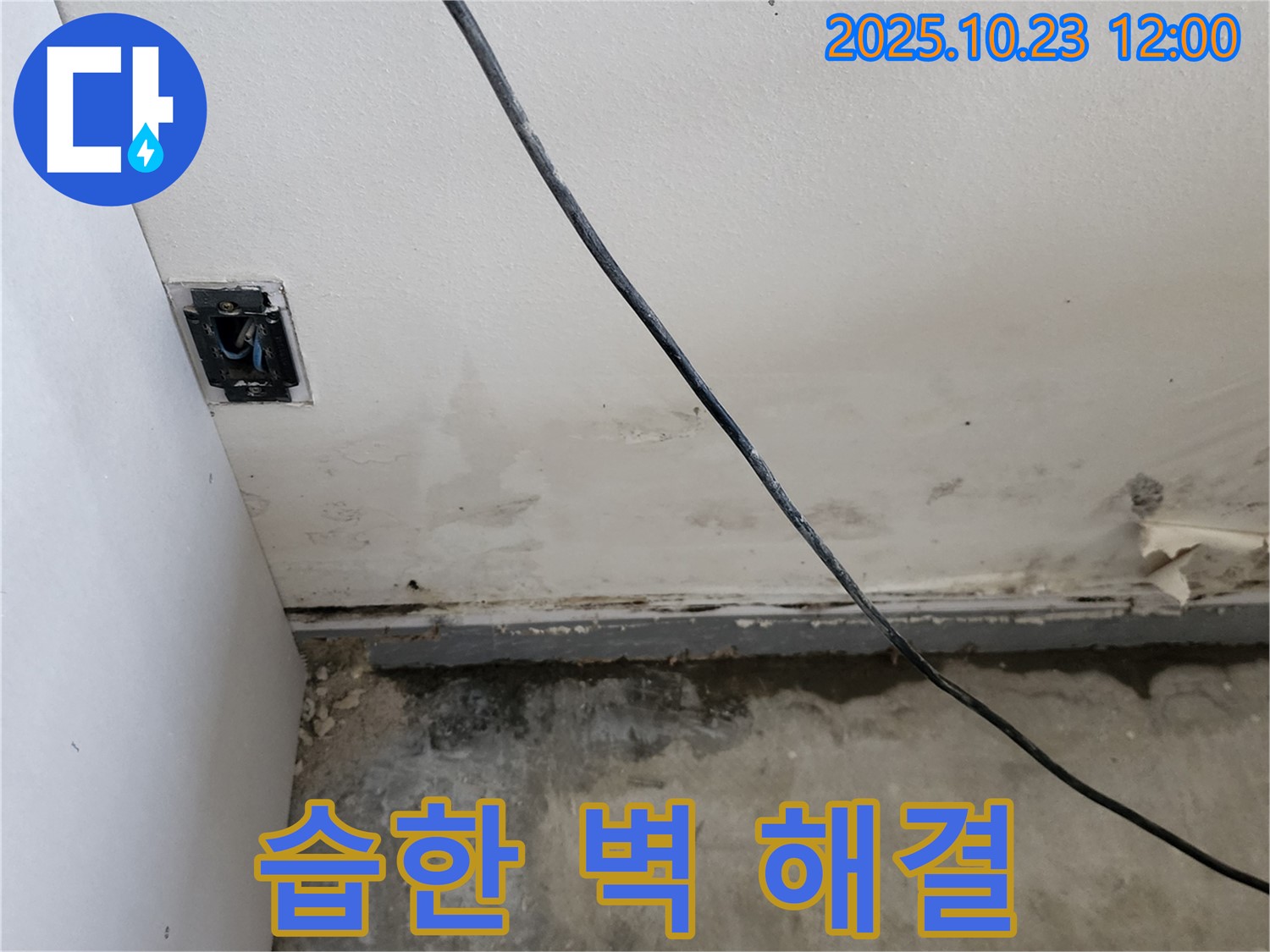 양주시 하패리 습한 벽 해결 - 누수 공사 전문 업체의 완벽한 시공