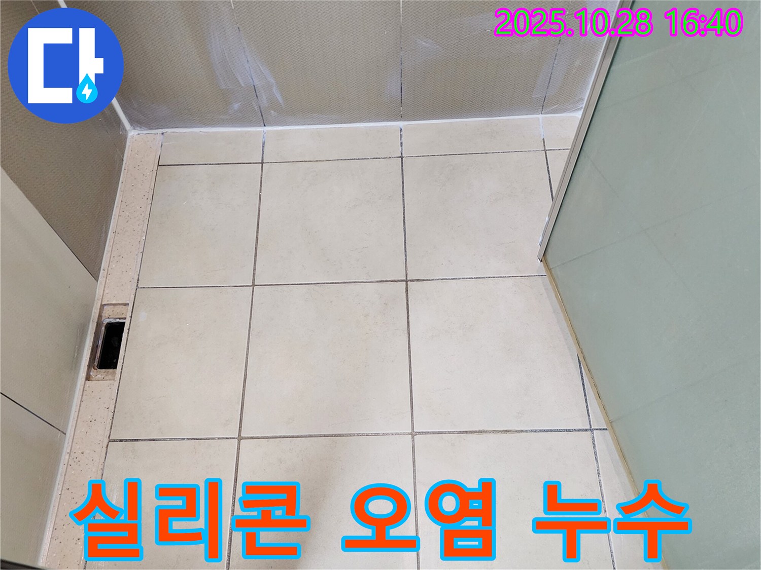 양주시 유양동 샤워부스 누수 - 실리콘 오염 및 손상으로 인한 누수 해결