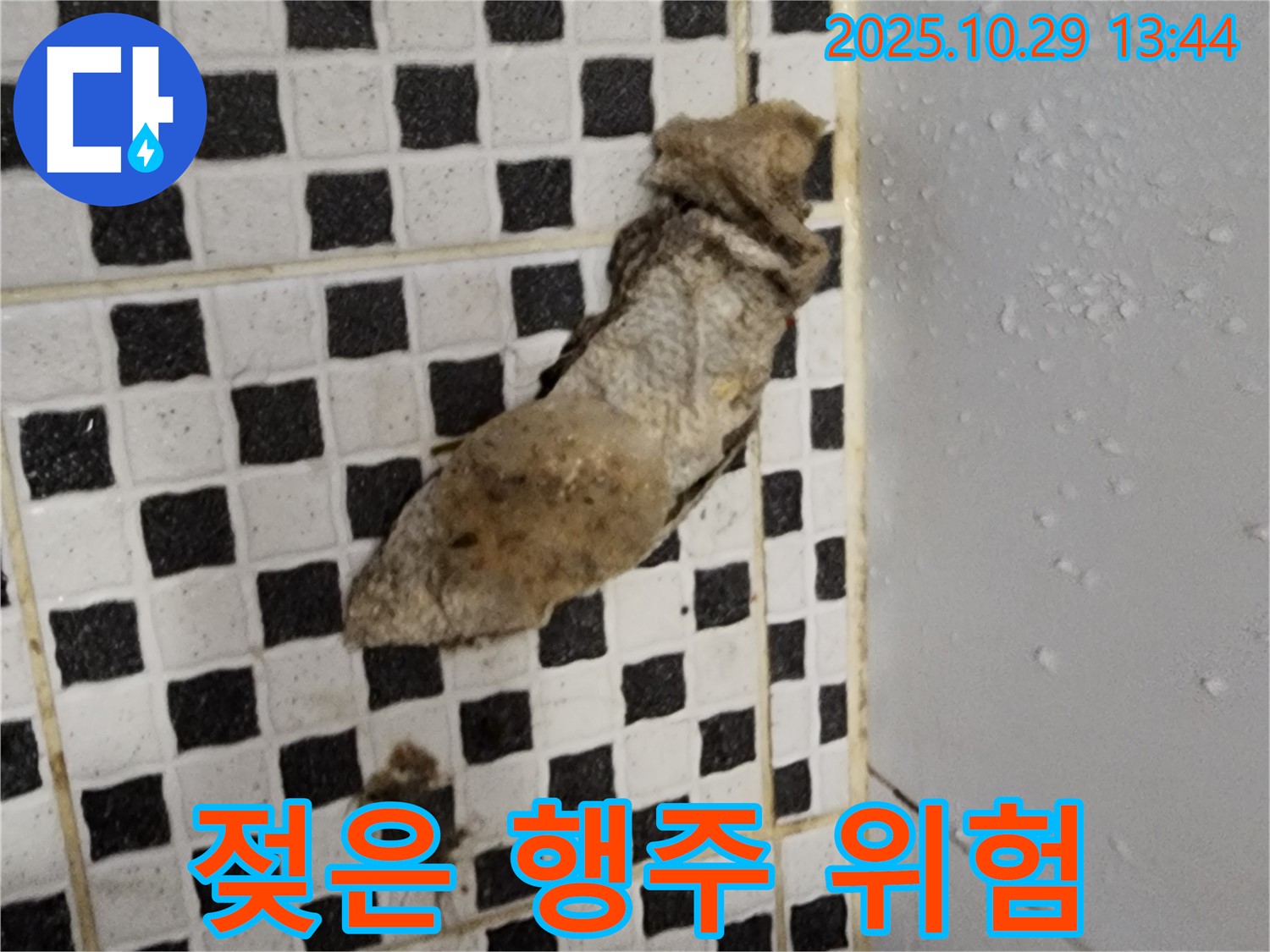 양주시 산북동 누수 현장 - 젖은 행주는 누수의 위험 신호, 확실한 진단과 시공