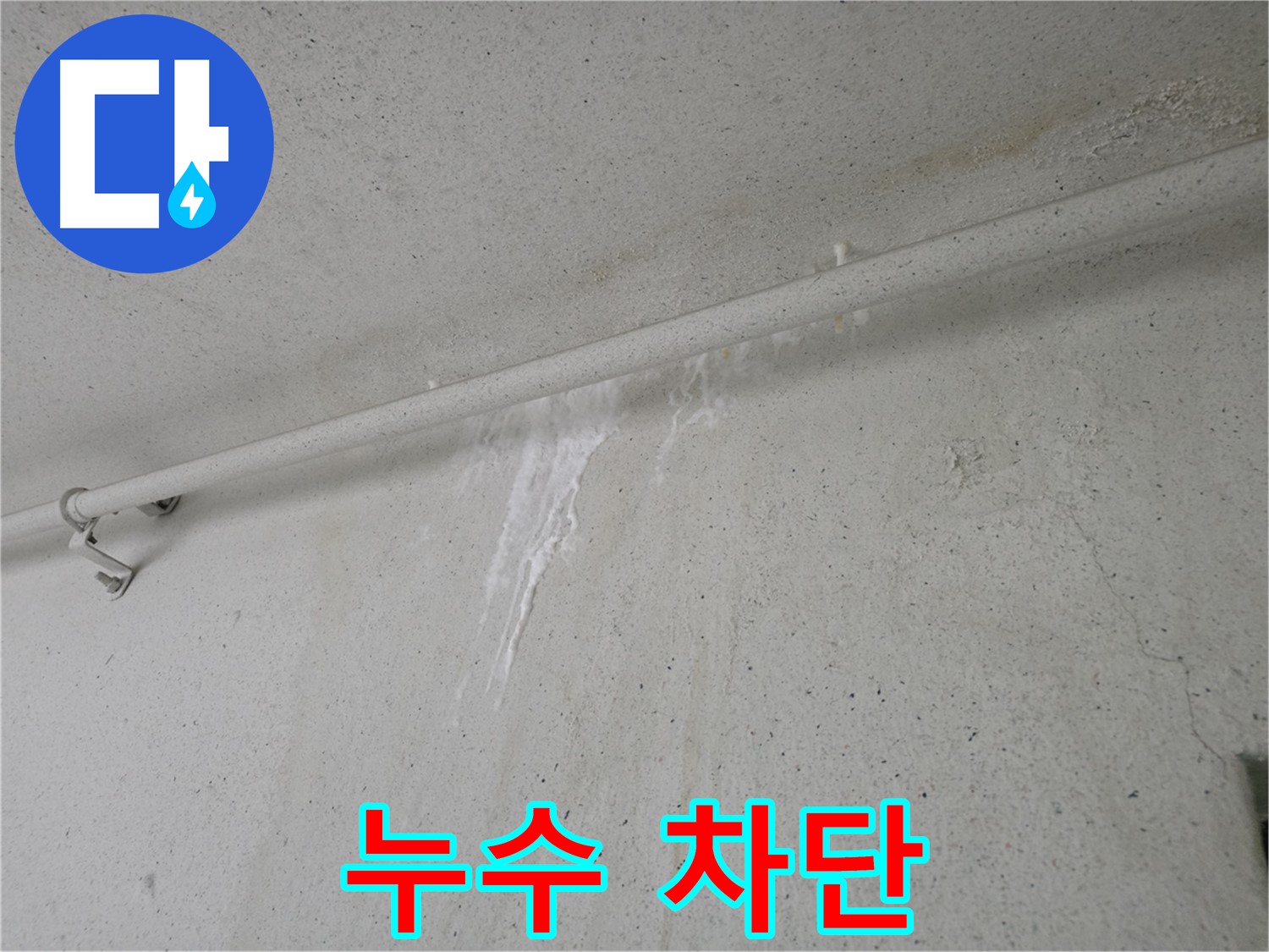 누수 완전 해결 - 배관 교체 및 방수 처리 완료