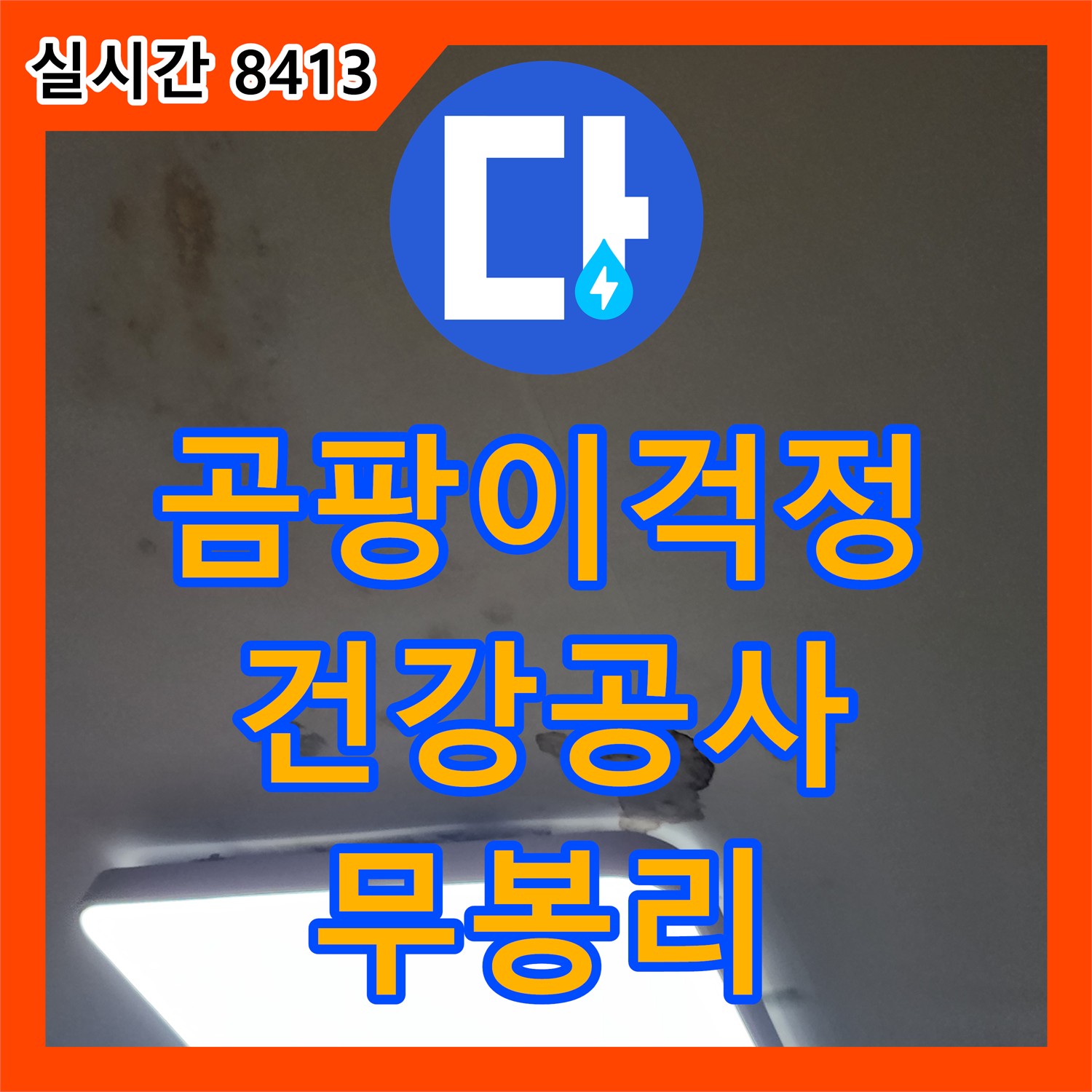 무봉리 누수탐지전문가, 곰팡이 걱정 없는 건강한 누수 공사!