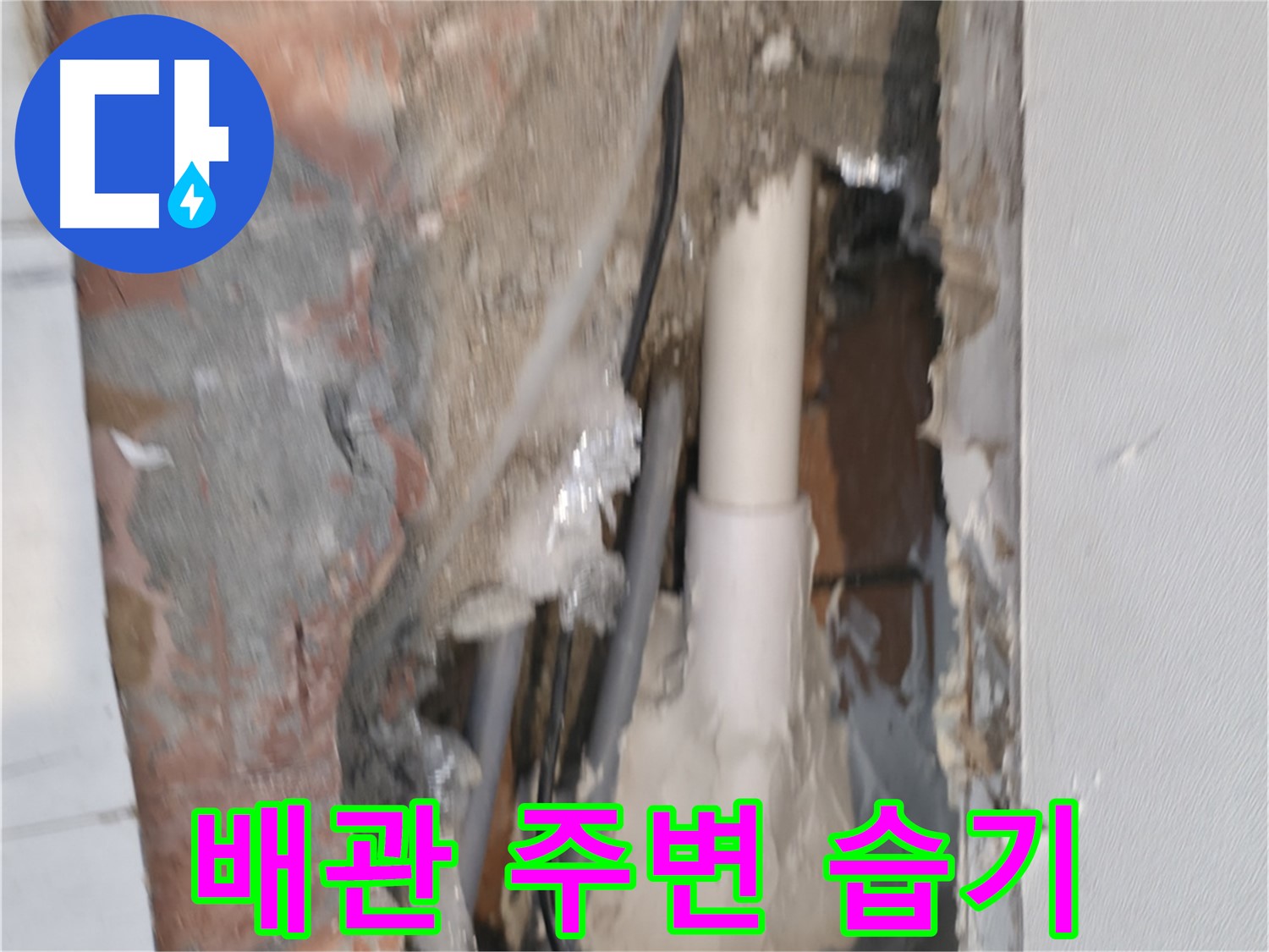 관악구 신림동 누수 - 배관 주변 습기, 정밀 진단 시작!