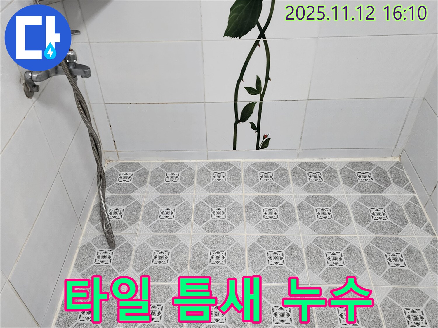포천 군내면 구읍리 타일 틈새 누수 - 줄눈 시공으로 완벽 방수