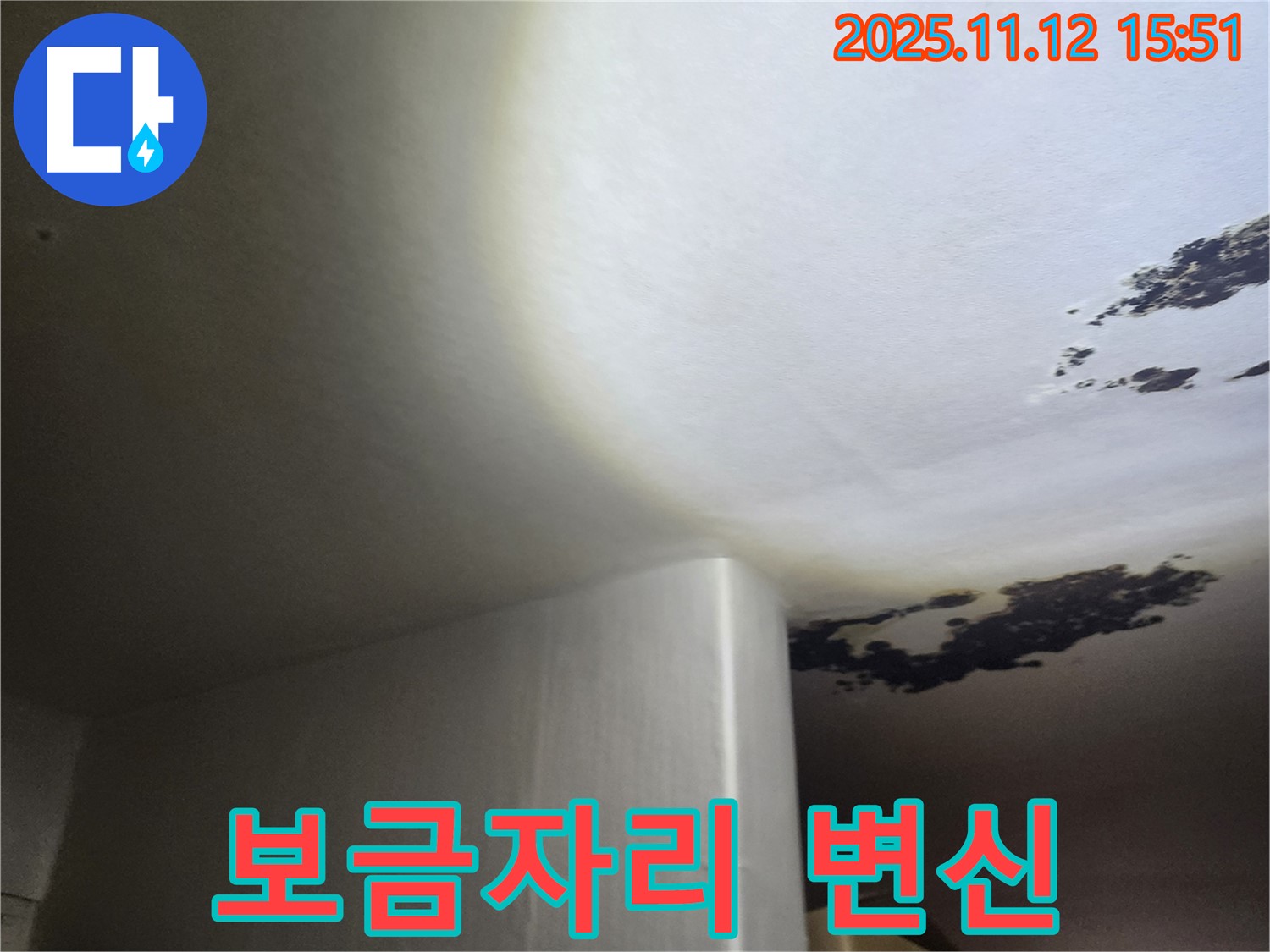 포천시 군내면 - 곰팡이 천장, 누수 원인 해결하고 쾌적한 보금자리로 변신시켜 드립니다!