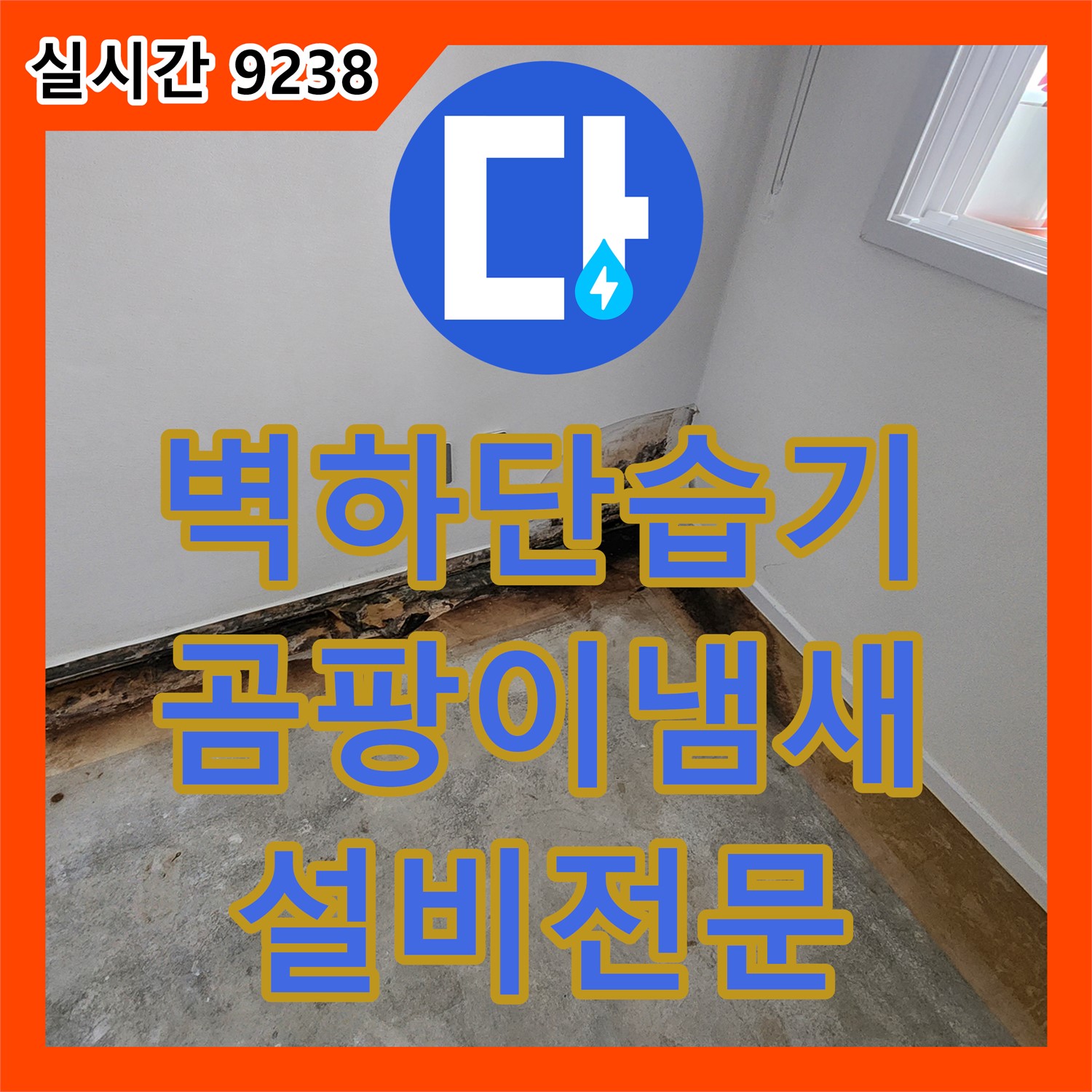 포천 누수설비업체, 벽 하단 습기, 곰팡이 냄새까지 해결