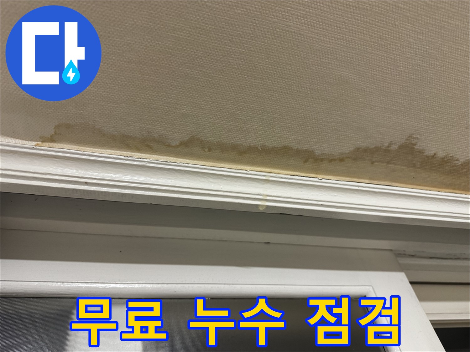 누수 점검 중인 전문가의 모습 - 무료 점검을 통해 누수 여부를 확인해 드립니다.