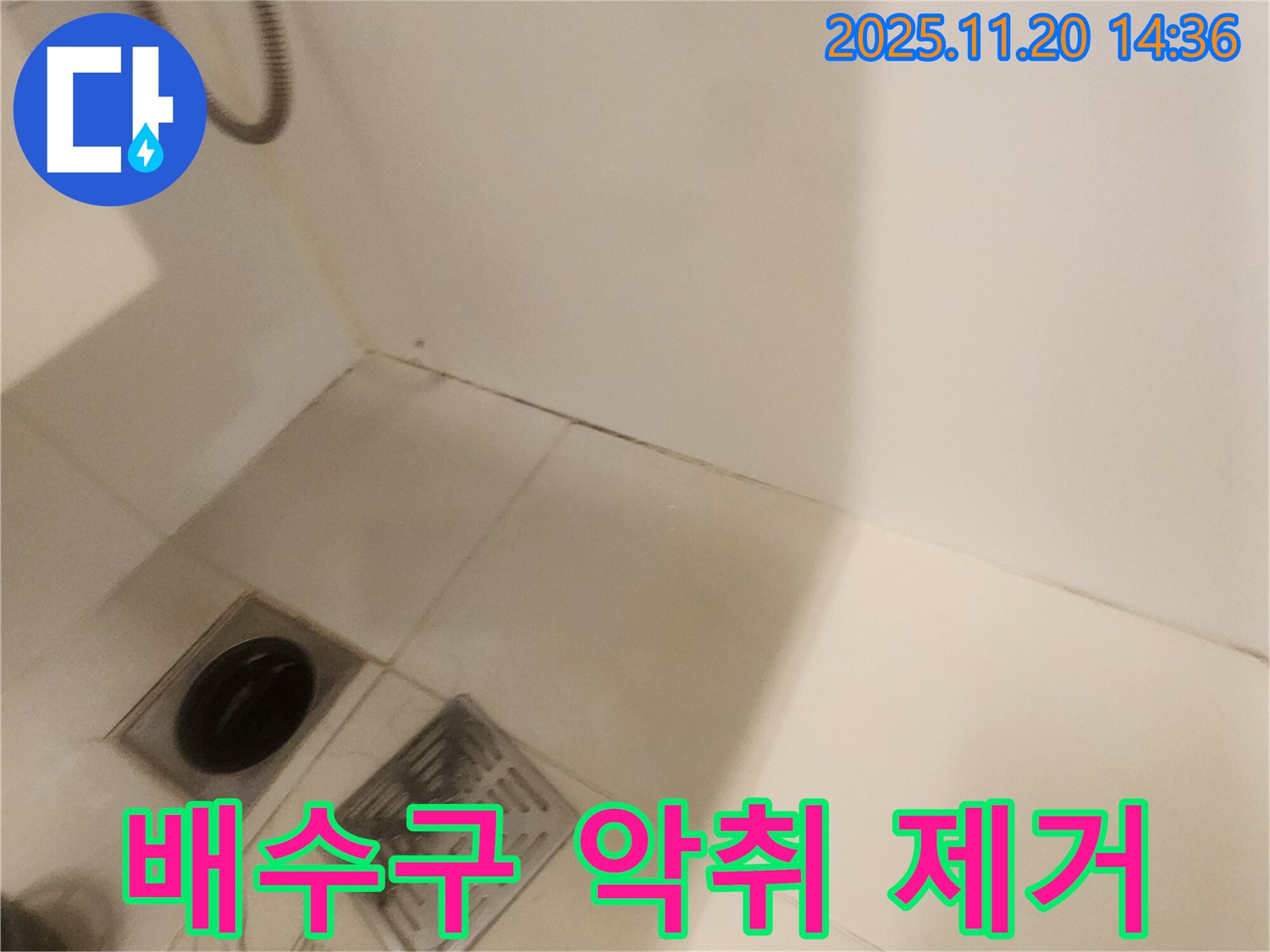 욕실 배수구 악취 제거 - 포천 가산면 마산리 누수, 쾌적하게!