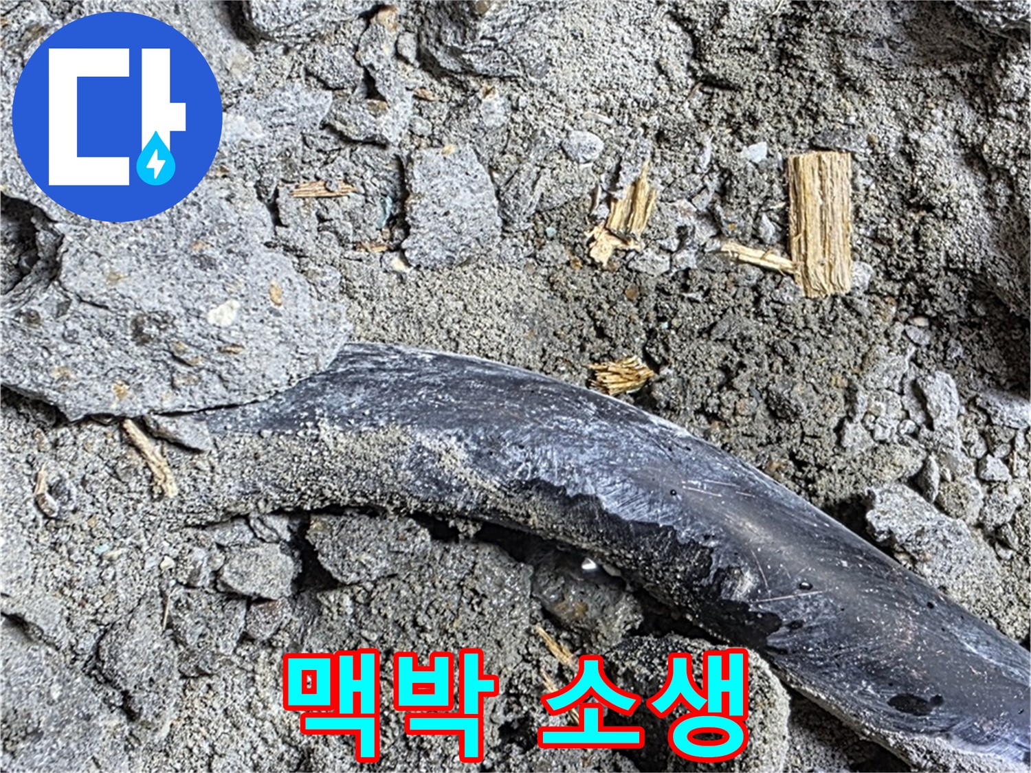 마포구 용강동 현대홈타운 - 콘크리트 속 배관 미세 균열 - 누수 발생 가능성