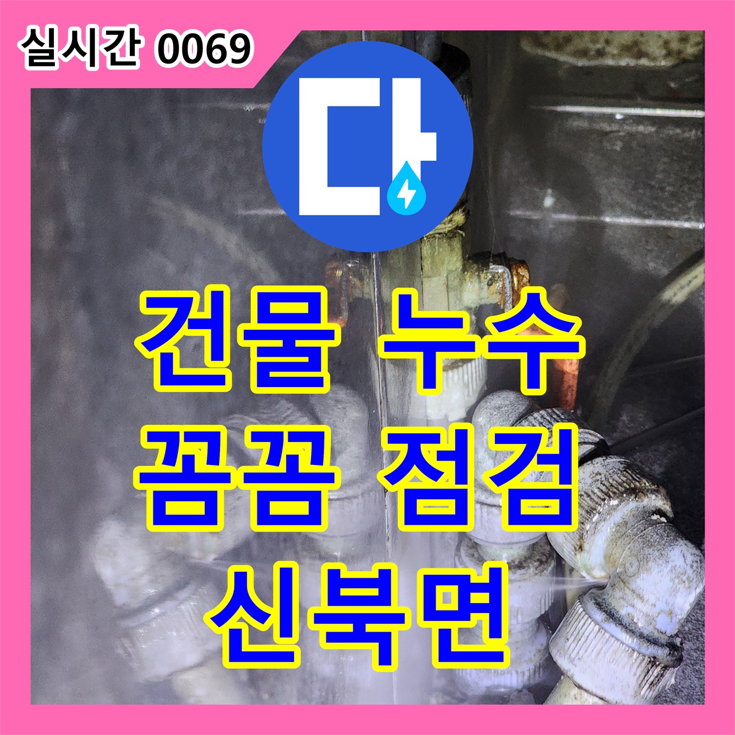 신북면 누수전문업체, 심각한 건물 누수, 꼼꼼 점검 확실 해결
