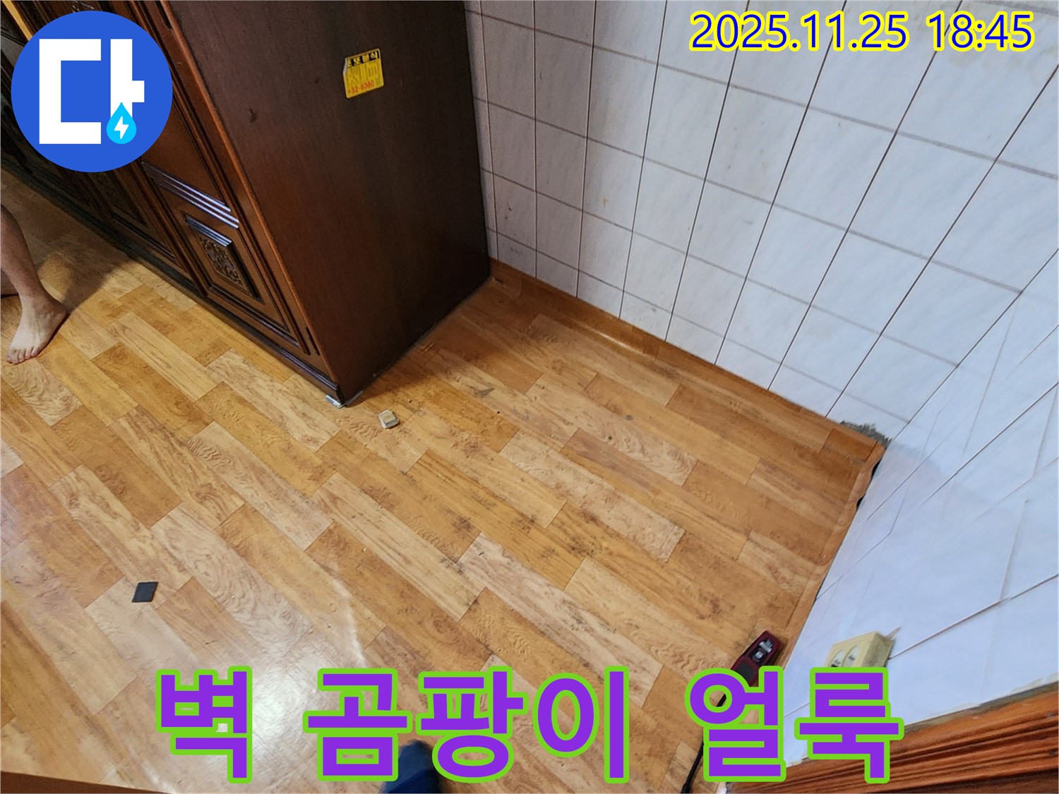 포천시 신북면 심곡리 - 벽에 곰팡이 얼룩 - 건강 위협