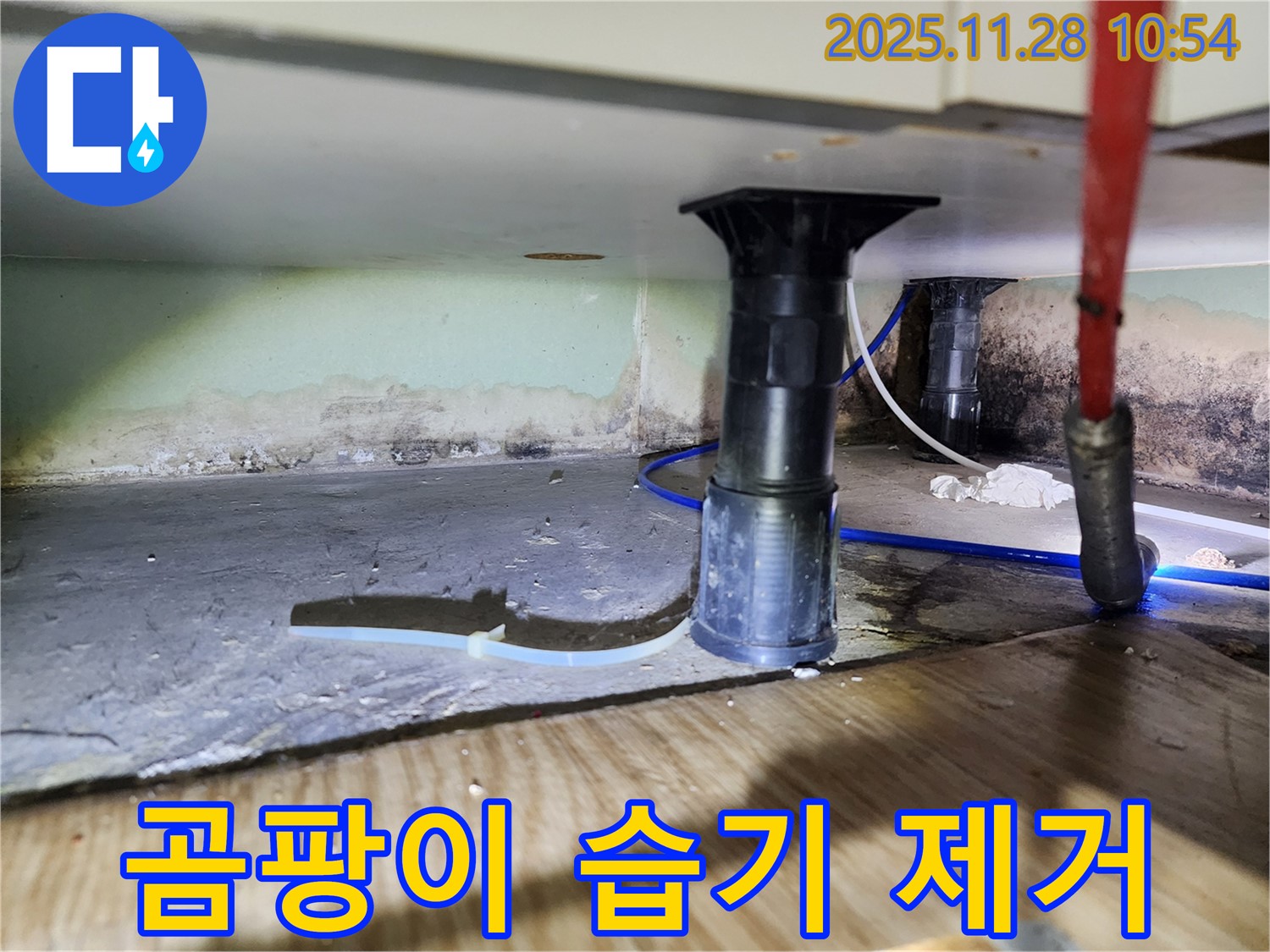 싱크대 하부 누수 - 곰팡이, 습기, 악취 제거, 쾌적