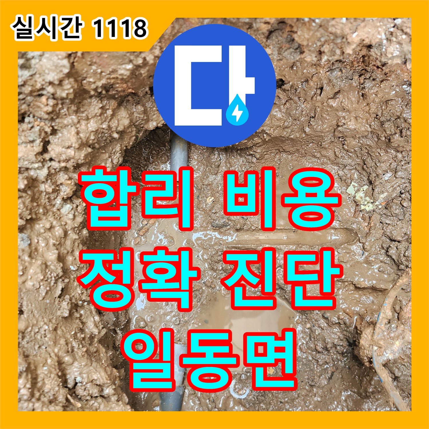 누수업체, 합리적인 비용으로 누수 해결! 정확한 진단과 꼼꼼한 시공 - 포천시 일동면