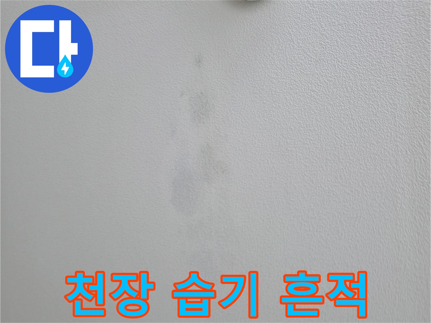 의왕시 능안길 백운그린힐 아파트 천장 습기 및 누수 흔적 - 꼼꼼한 점검 필요