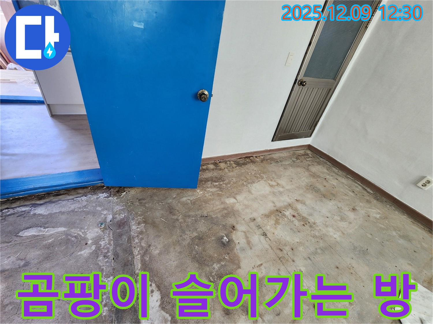 포천 영중면 곰팡이 슬어가는 방 누수 - 쾌적한 공간으로 변신