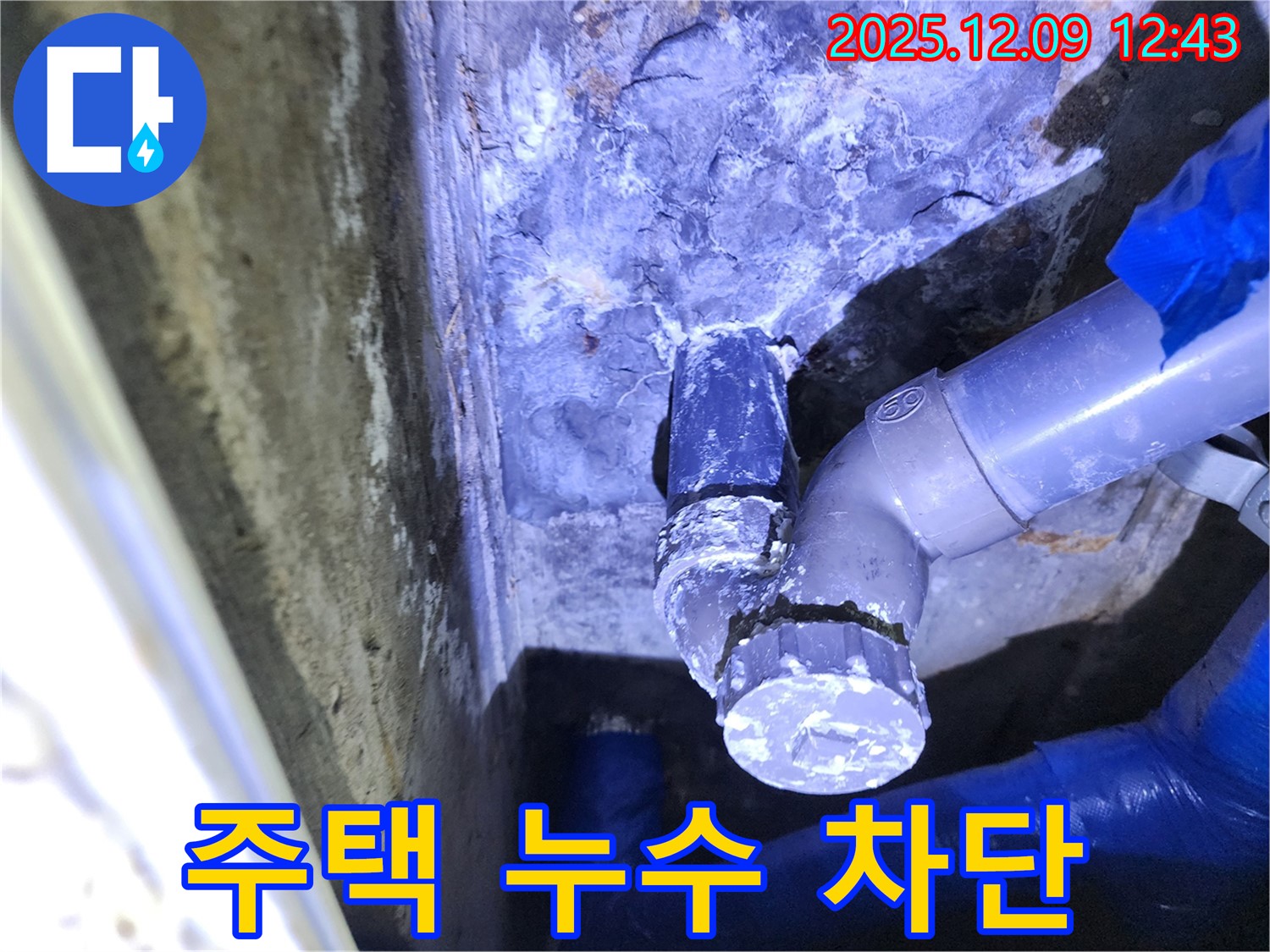 포천에서 주택 누수를 완벽하게 차단하는 모습 - 쾌적하고 안전한 주거 환경