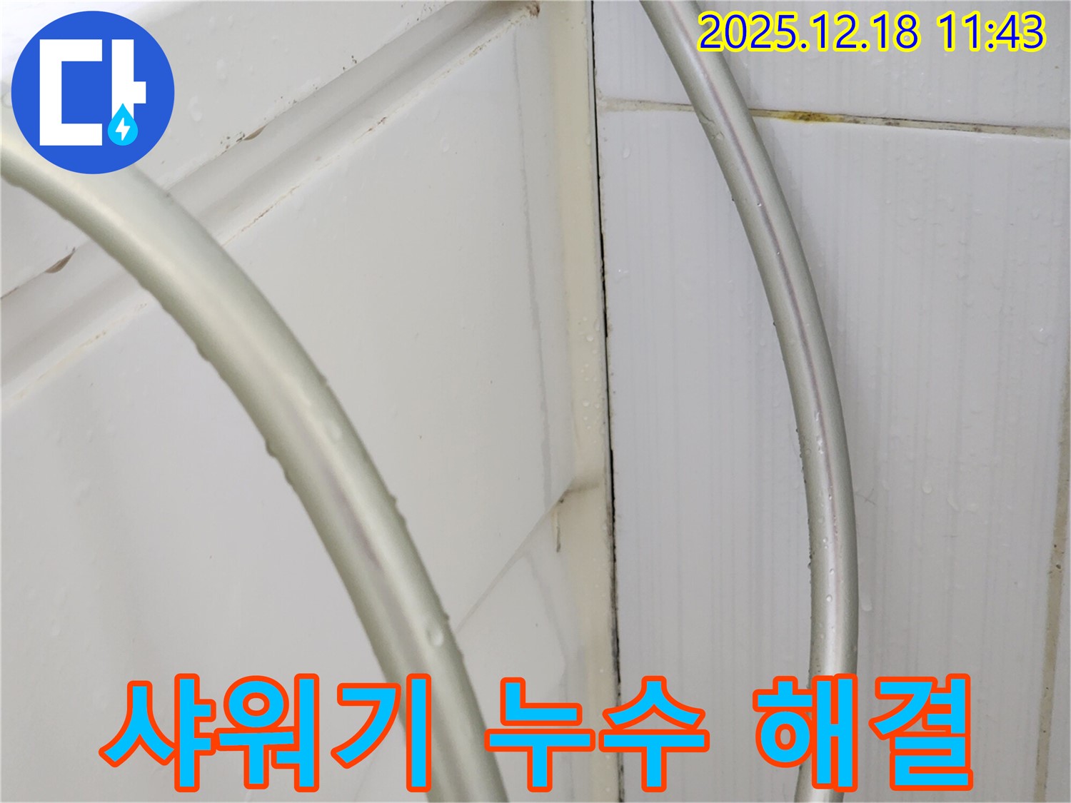 포천 영북면 샤워기 누수 해결 - 완벽한 조임으로 누수 차단