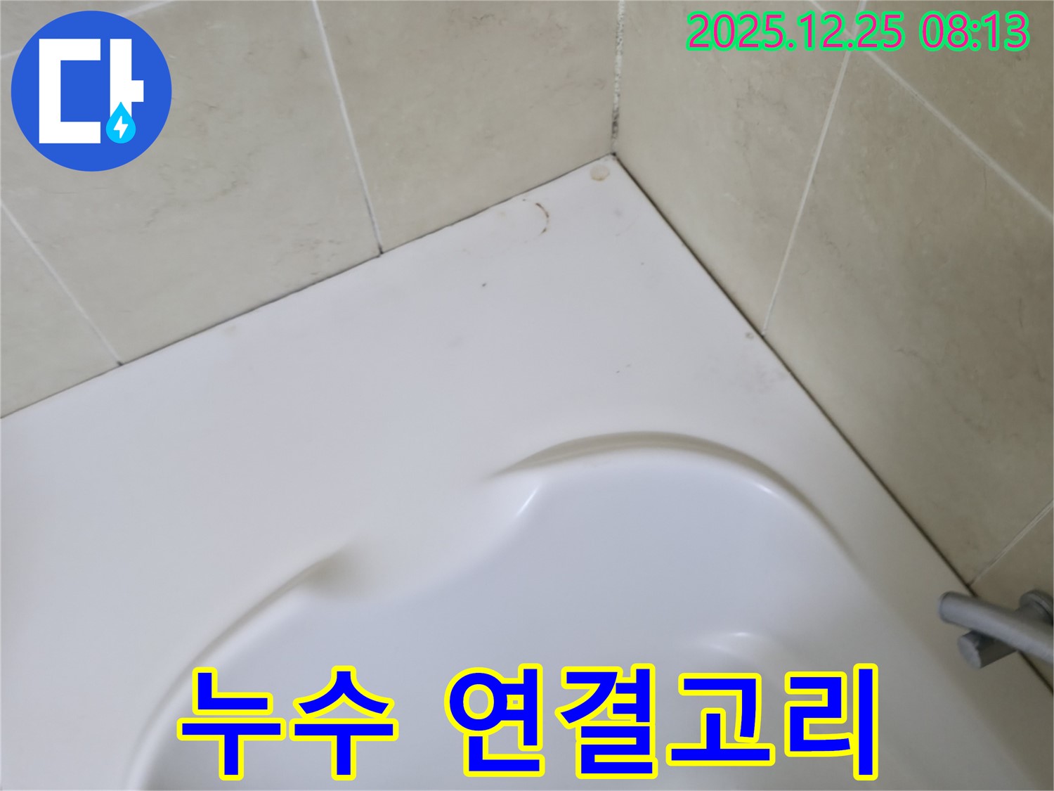 욕조 곰팡이 - 실리콘 손상과 누수의 연결고리!