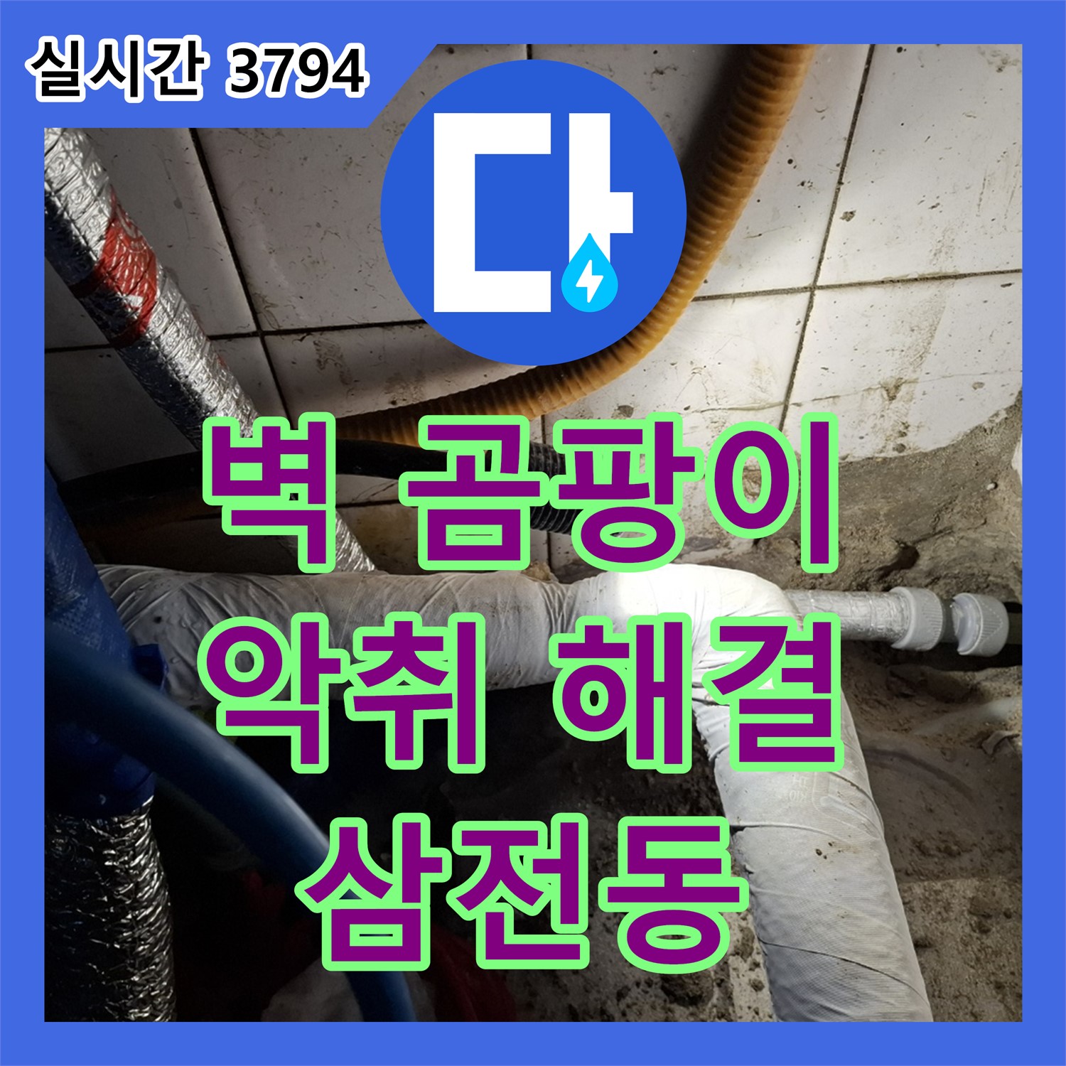 삼전동 누수탐지, 벽 곰팡이와 악취 원인 진단 및 해결