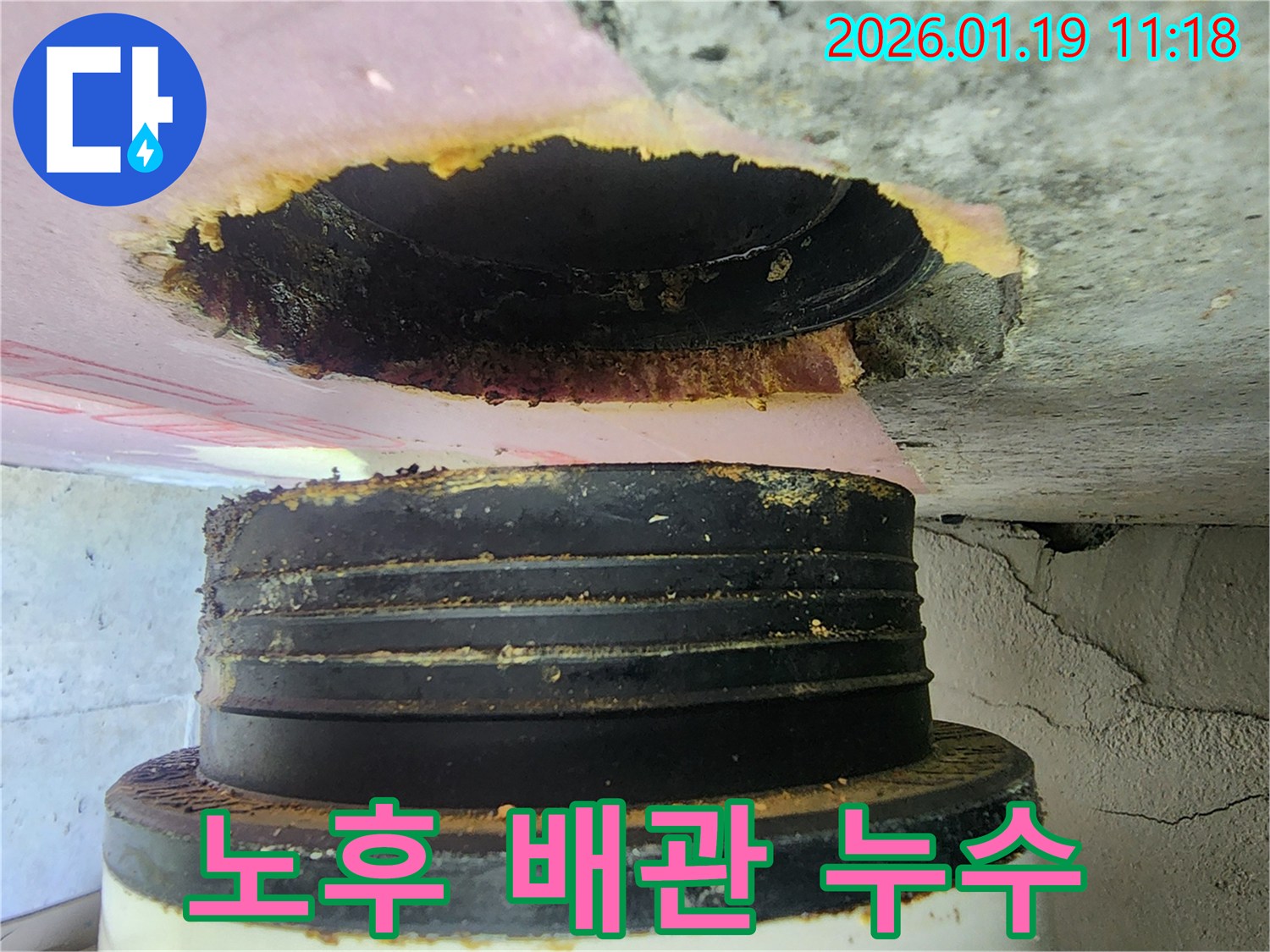 하남시 교산동 누수 - 노후된 배관에서 발생한 누수 문제 해결