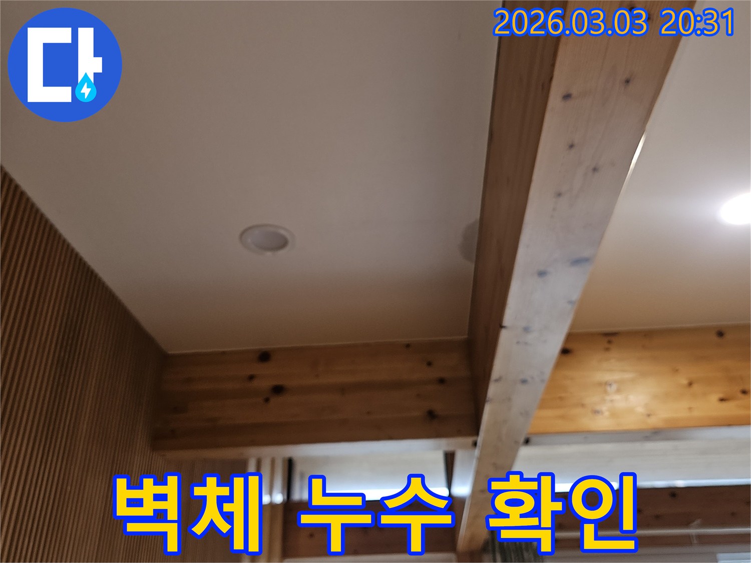 벽체 내부의-잠재적인 누수 지점을-확인하기 위해-전문가가-세심하게-탐사하는 중입니다.