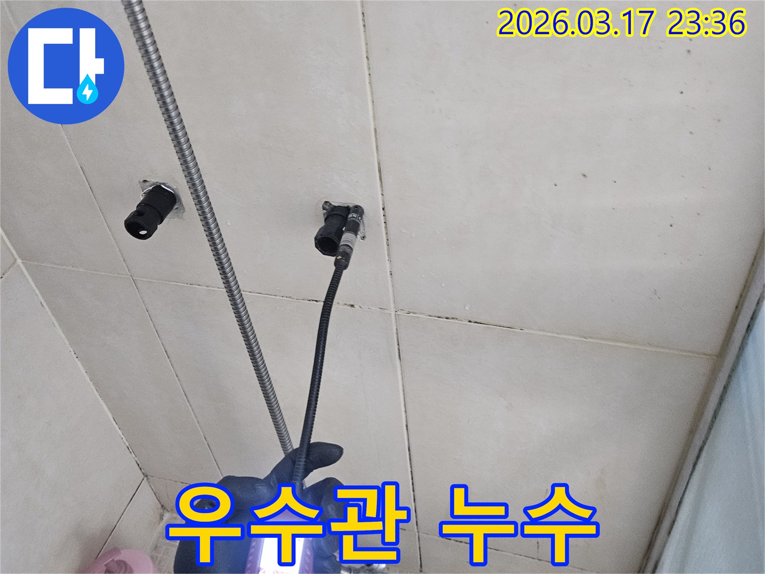 전문-엔지니어가-내시경-카메라를-사용하여-우수관-내부의-누수-지점과-막힘-손상-여부를-동시에-확인하는-모습입니다