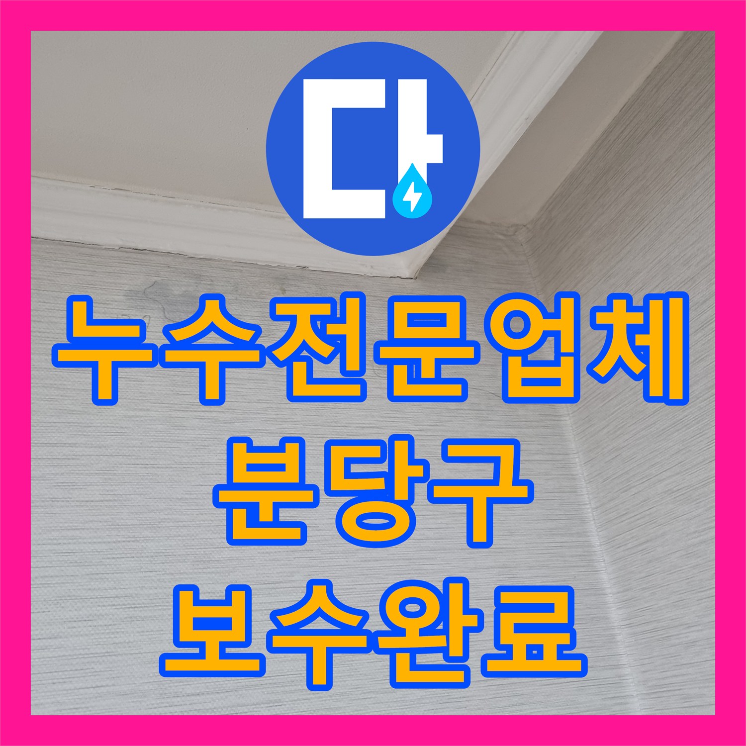 누수전문업체 천장 도배지 변색과 간헐적 물샘 현상 정밀 진단 과정 경기 성남시 분당구